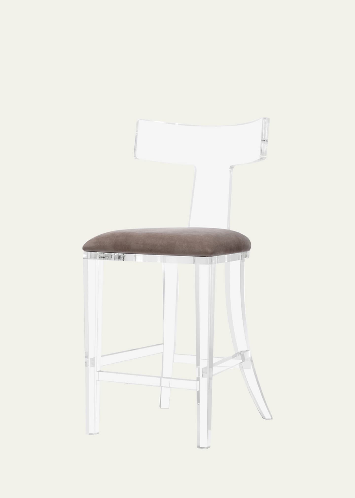 Interlude Home Tristan Klismos Counter Stool