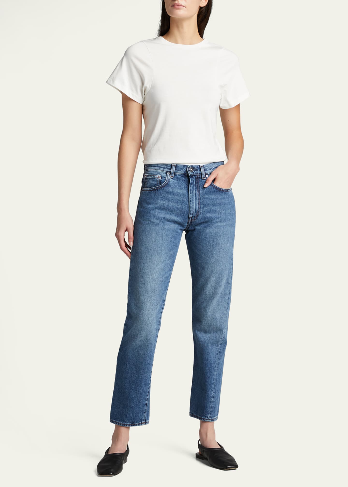 Toteme Straight-Leg Jeans - Bergdorf Goodman