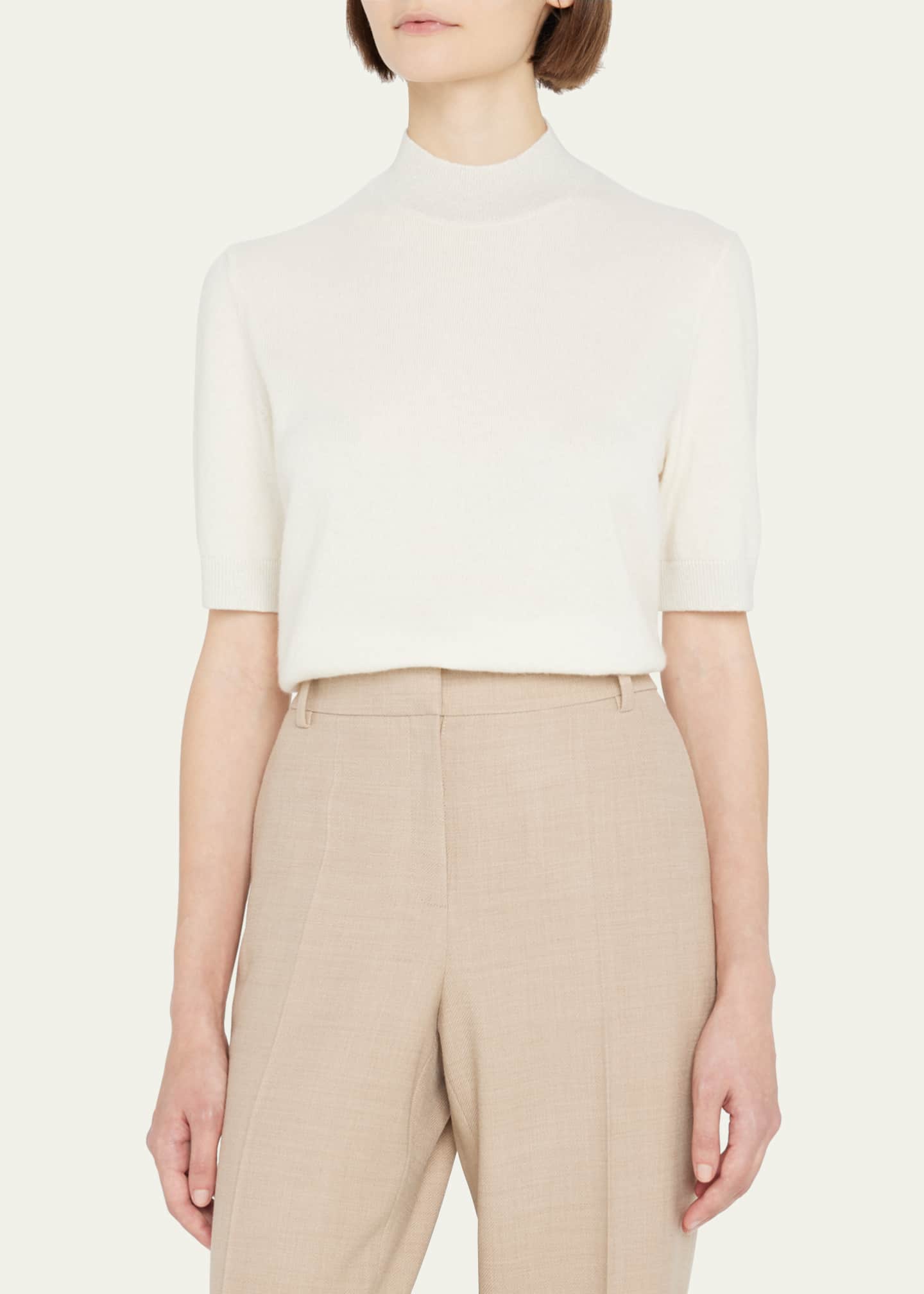 The cashmere crop mockneck shop