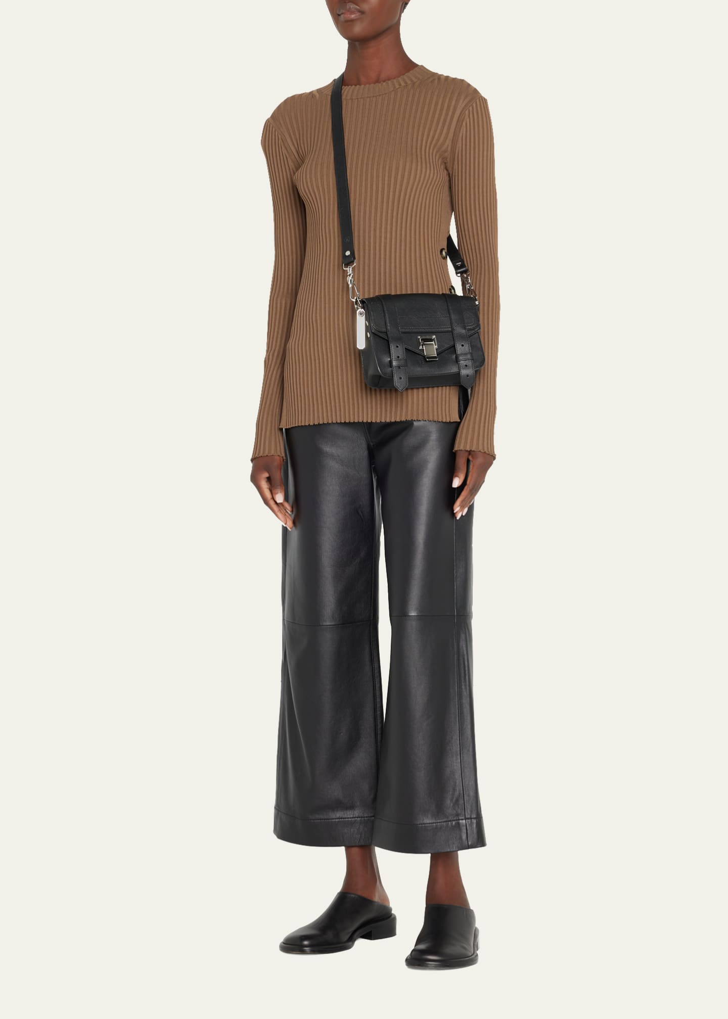 Proenza Schouler PS1 Mini Luxe Leather Satchel Bag