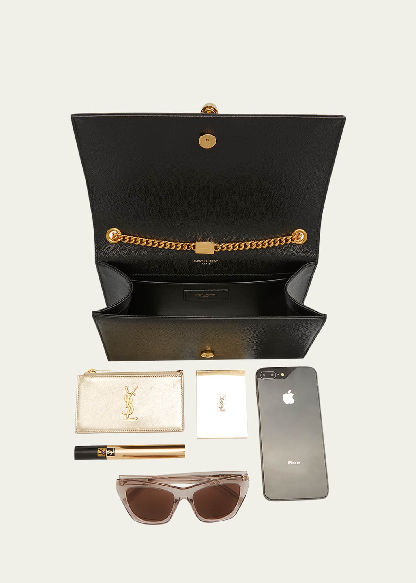 Ysl kate wallet on chain on sale