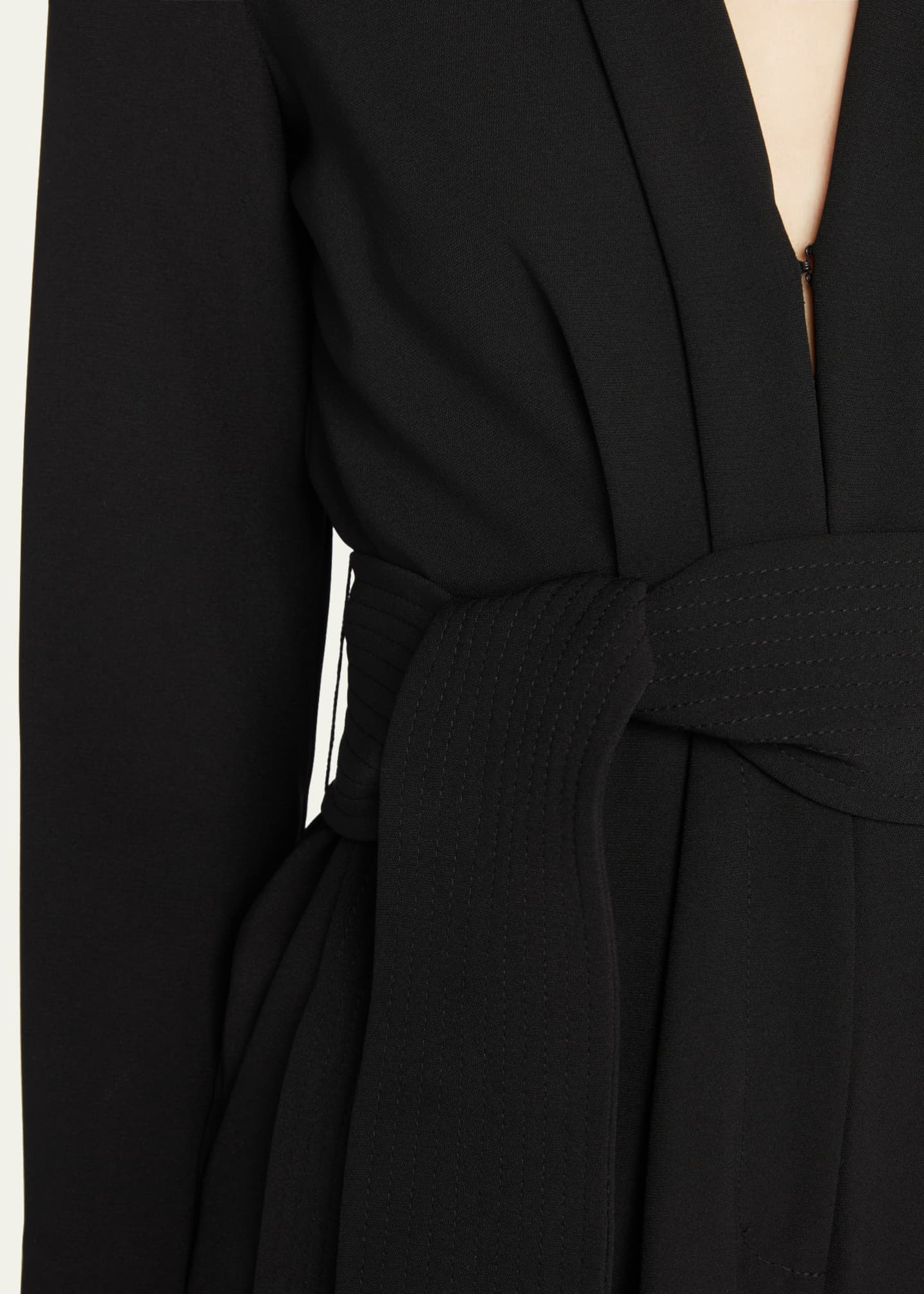 A.L.C. Kieran Belted Long-Sleeve Jumpsuit Image 5 of 5