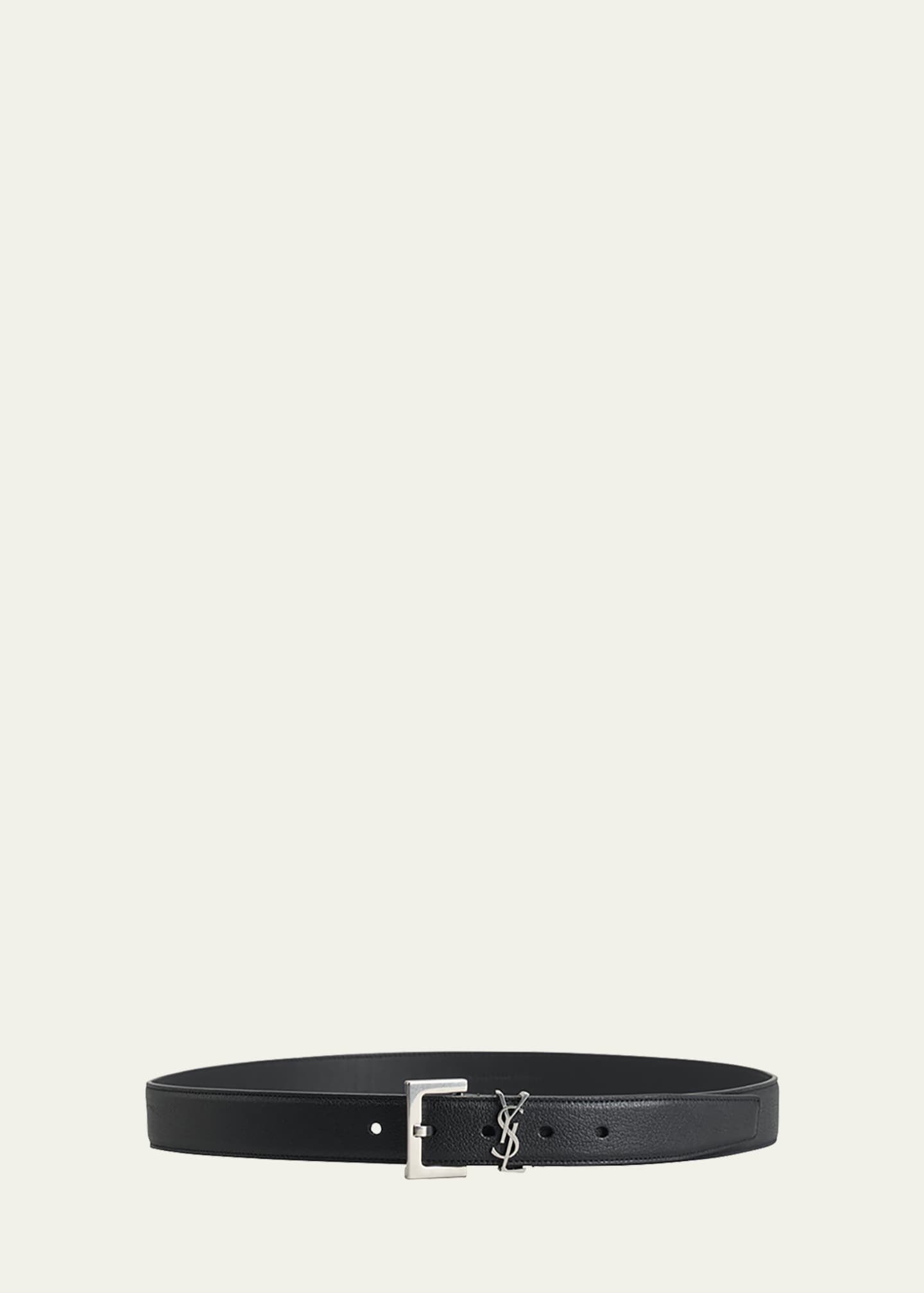 Ysl silver belt top