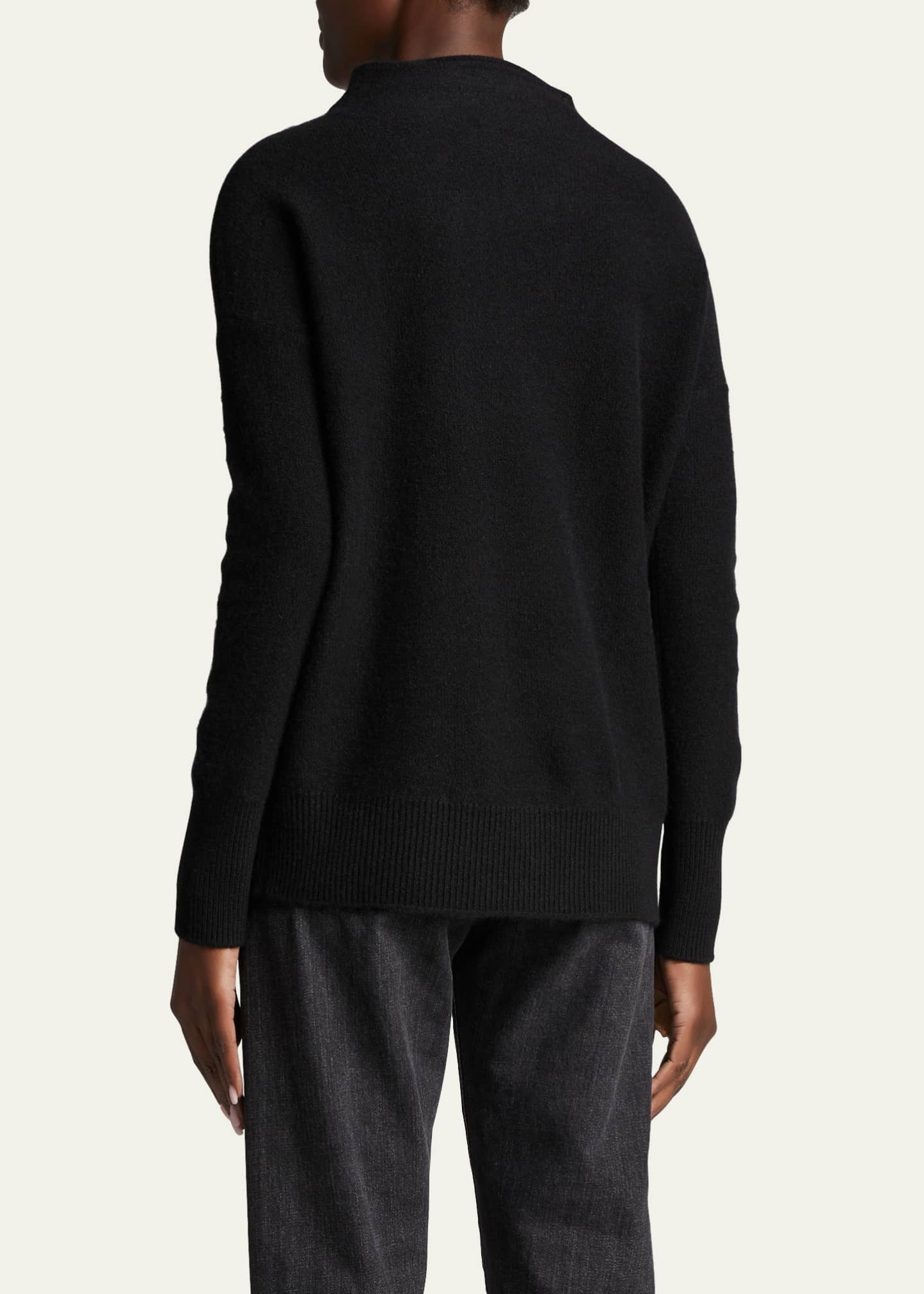 Vince boiled cashmere funnel neck pullover online