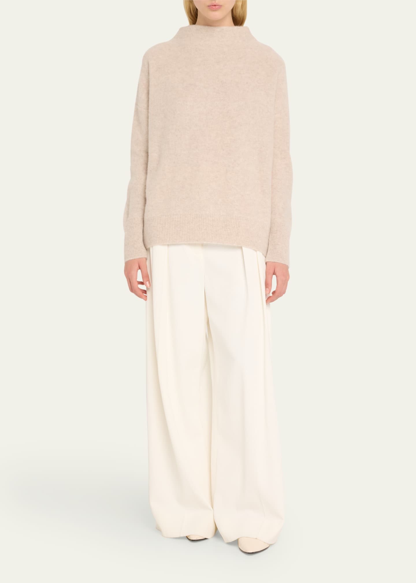 Vince Boiled Cashmere Turtleneck Pullover Image 2 of 5