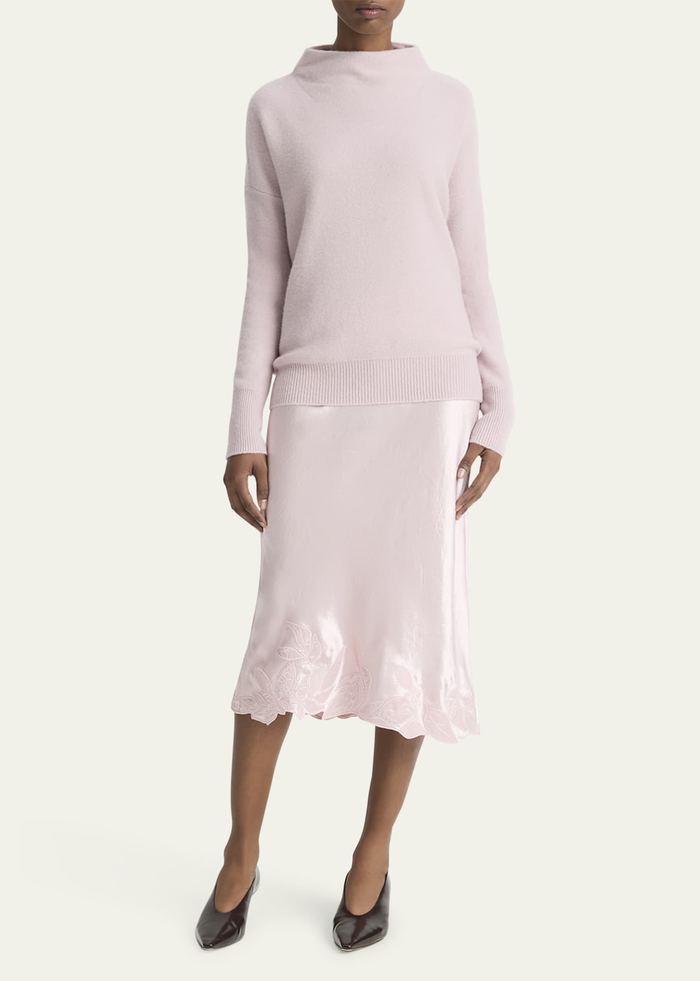 Vince Boiled Cashmere Turtleneck Pullover Image 2 of 5