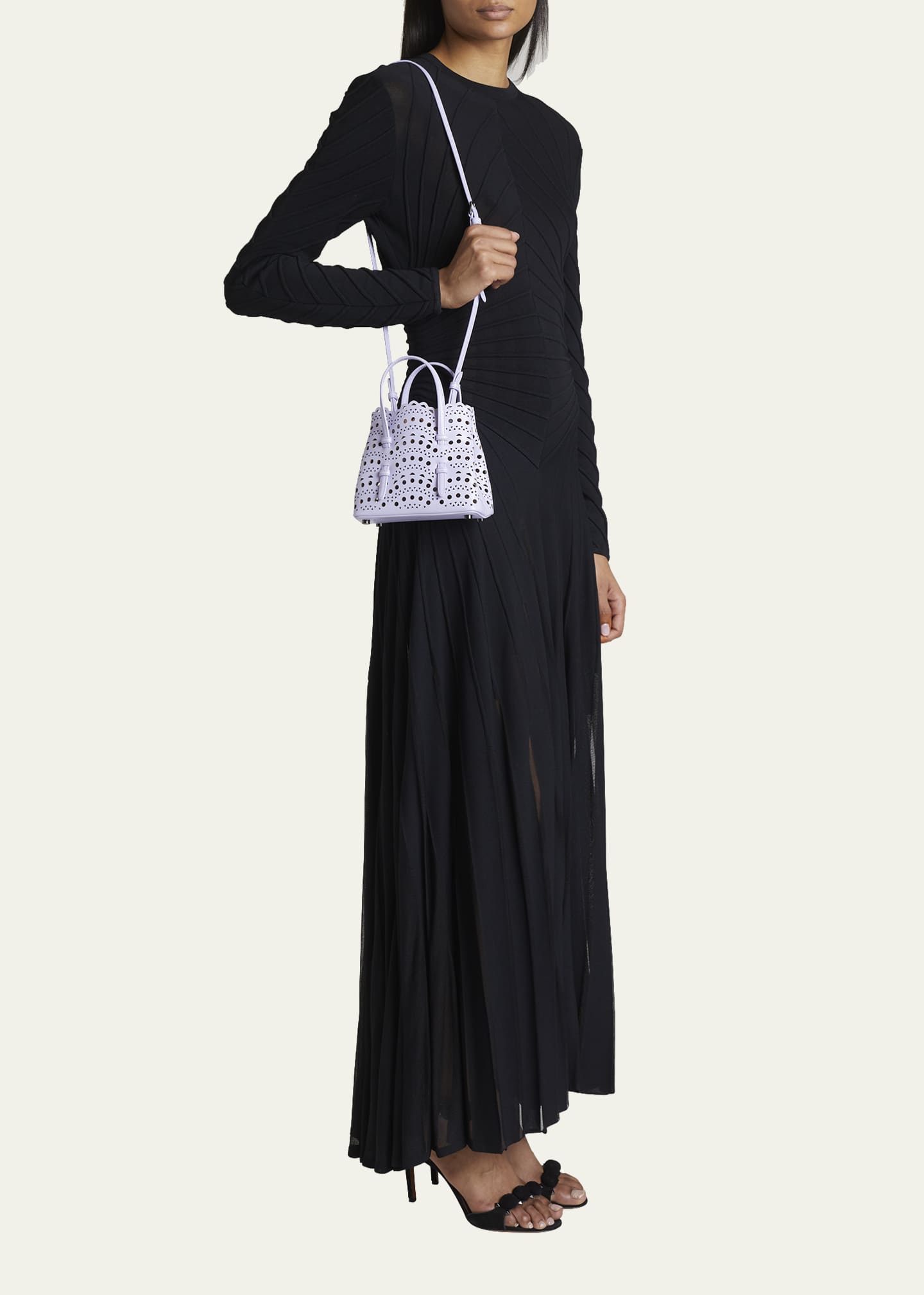 Alaia mini clearance bucket bag