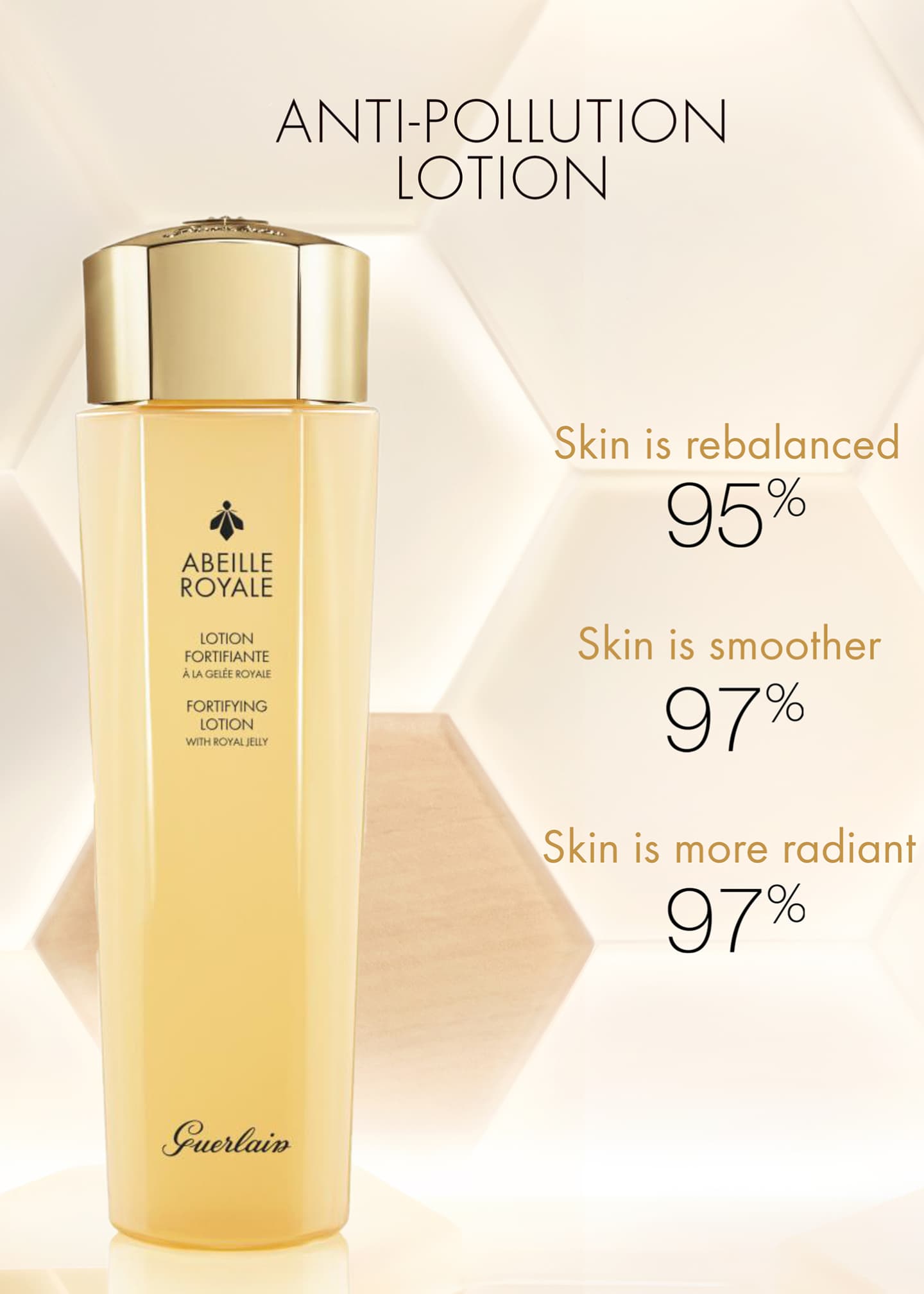 Guerlain Abeille Royale Anti-Aging Fortifying Lotion Toner, 5.0 oz. Image 3 of 5
