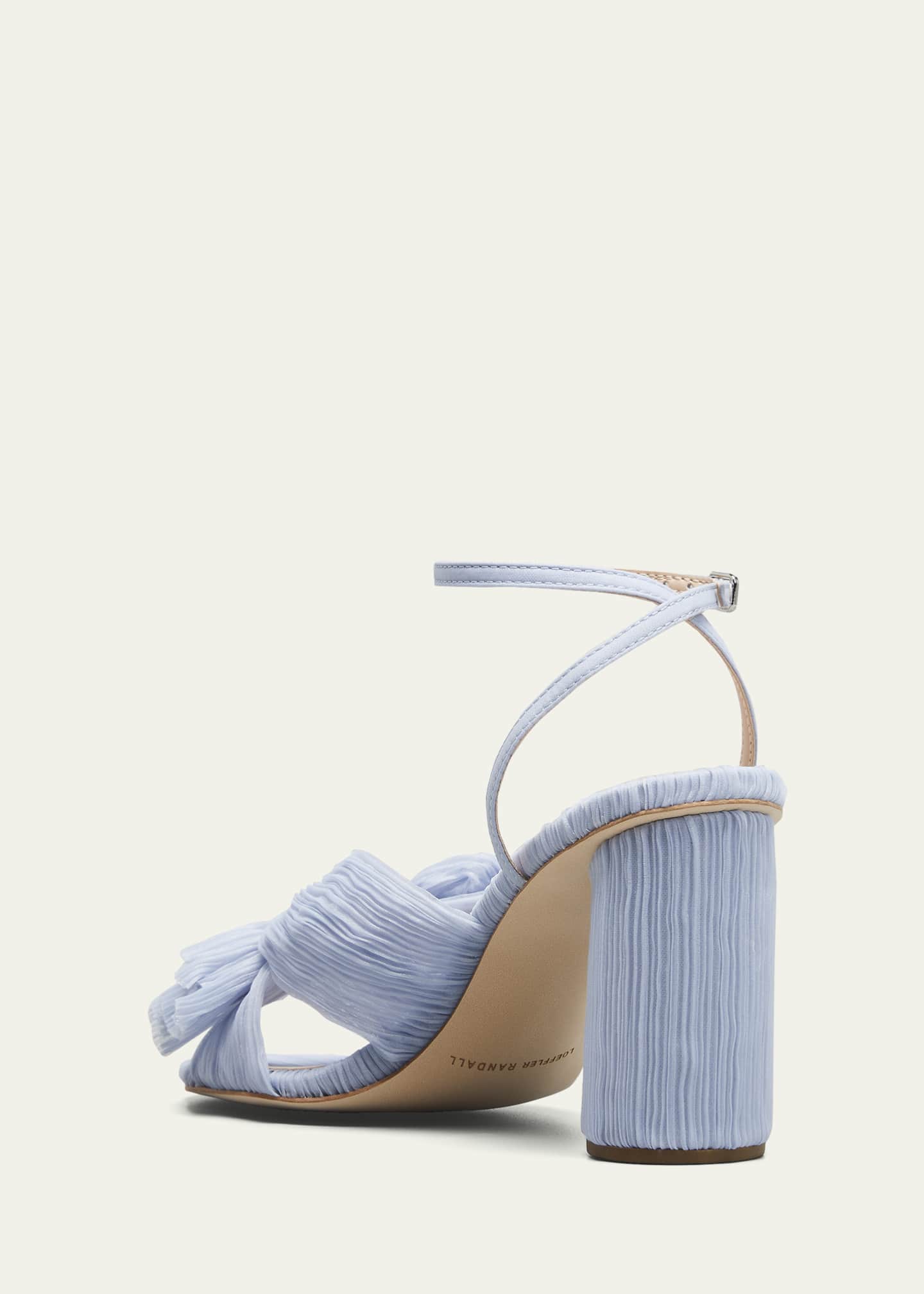 Loeffler Randall Camellia Knot Ankle-Strap Sandals - Bergdorf Goodman