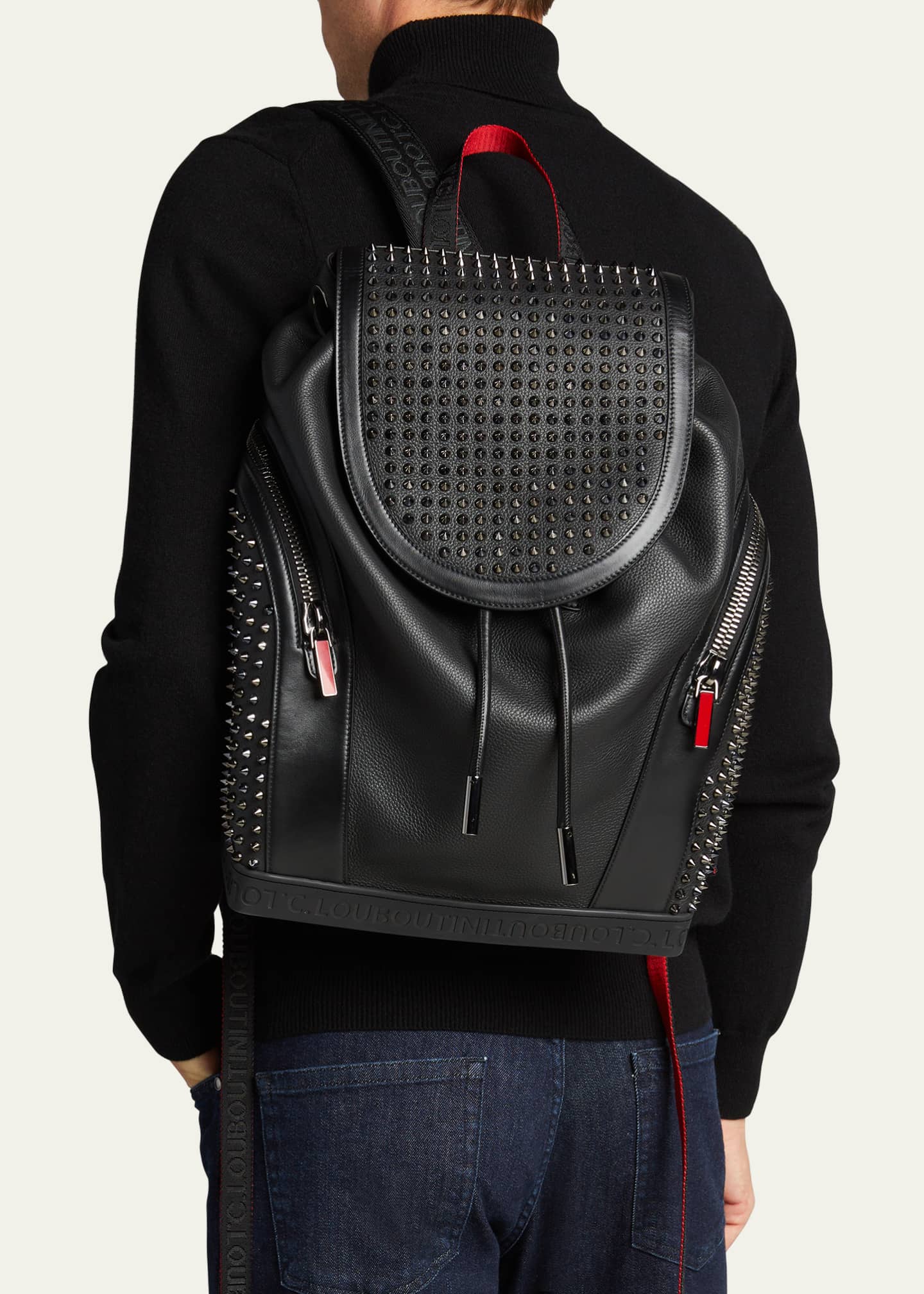 Christian Louboutin Explorafunk Small Empire Spikes Backpack