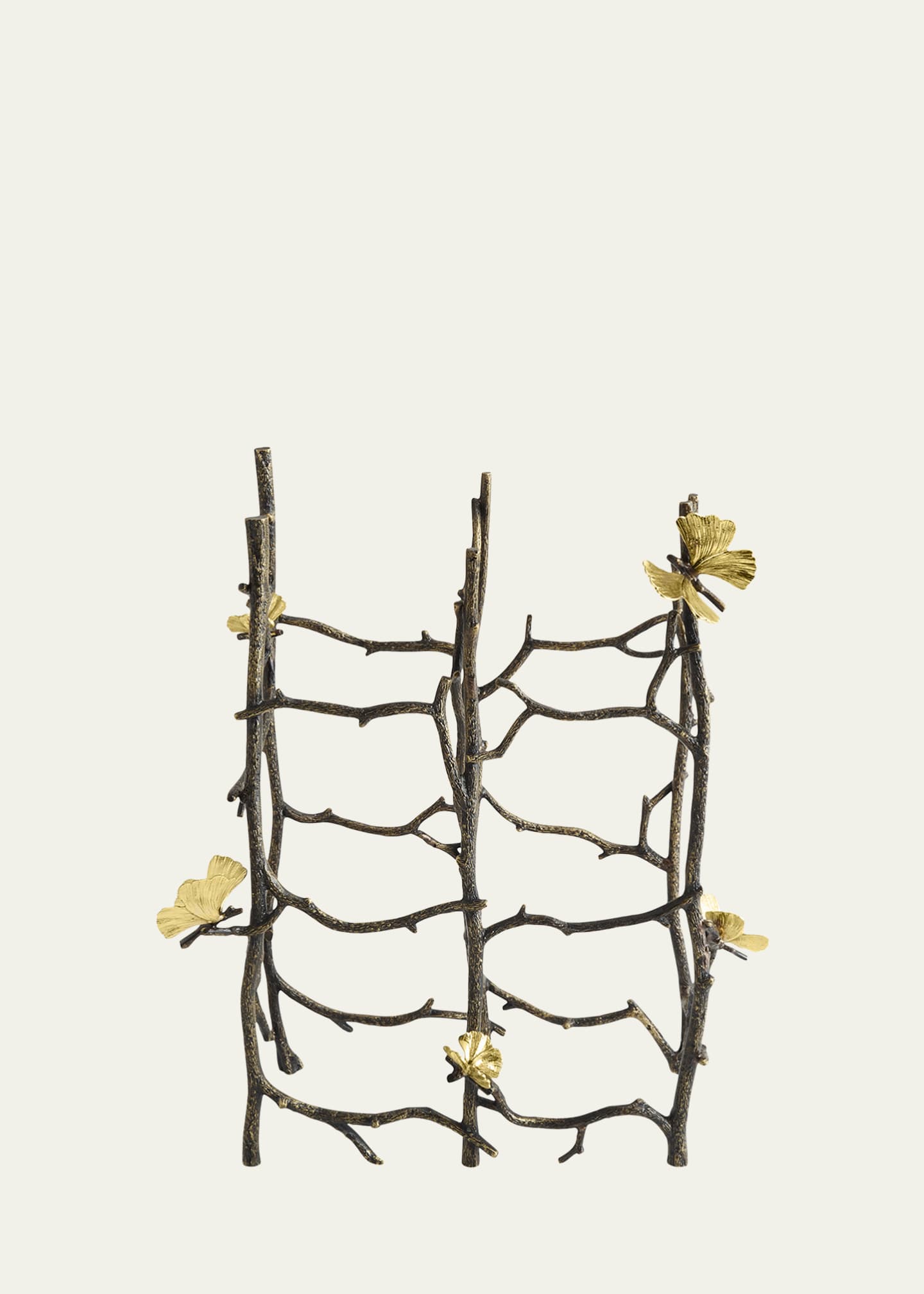 Michael Aram Butterfly Ginkgo 6 Bottle Wine Rack