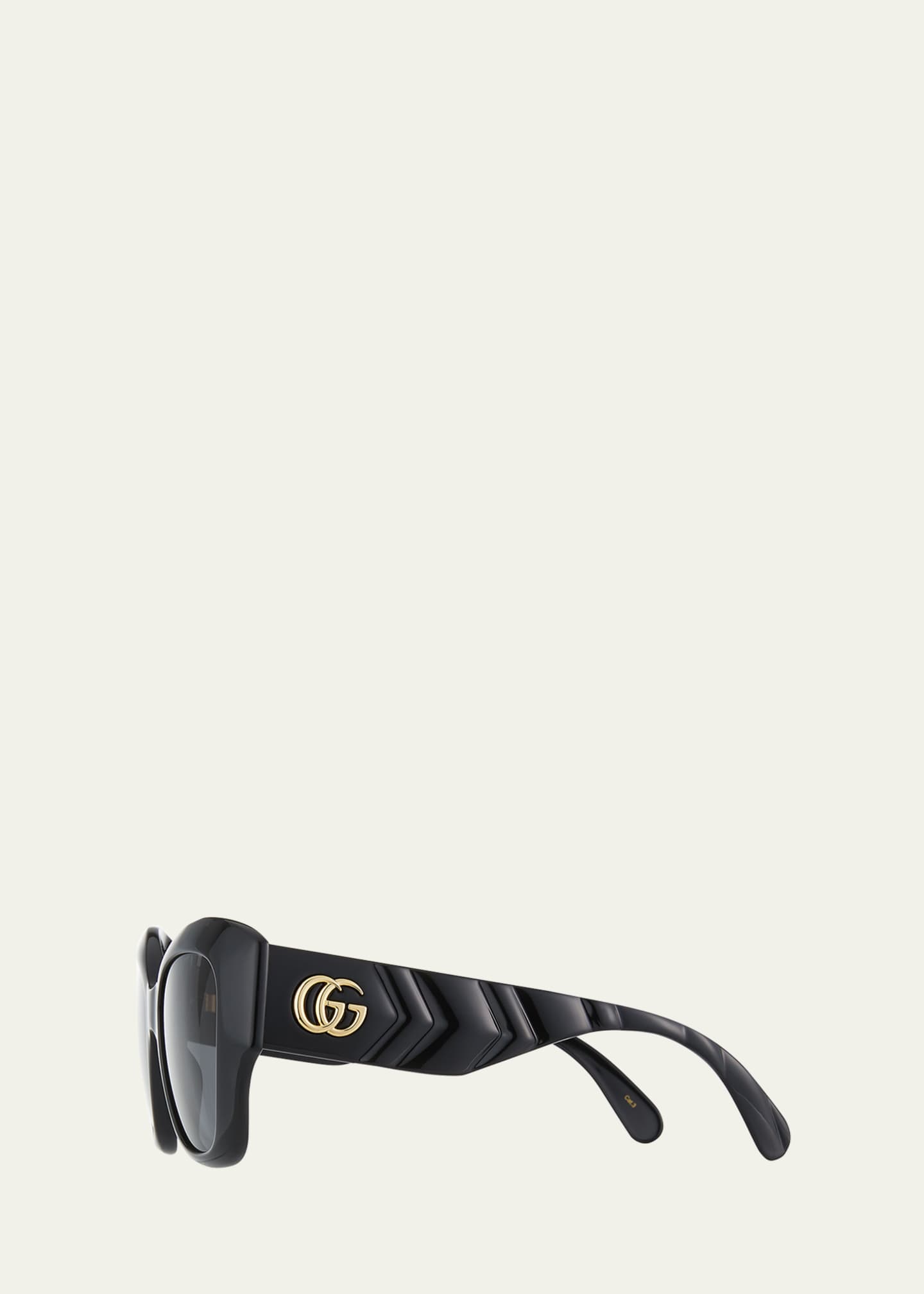 Gucci Oversized Acetate Butterfly Sunglasses Image 3 of 3