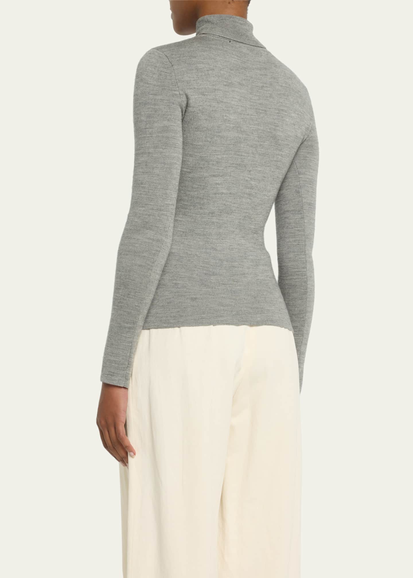 Gabriela Hearst May Wool-Cashmere Turtleneck Sweater - Bergdorf Goodman