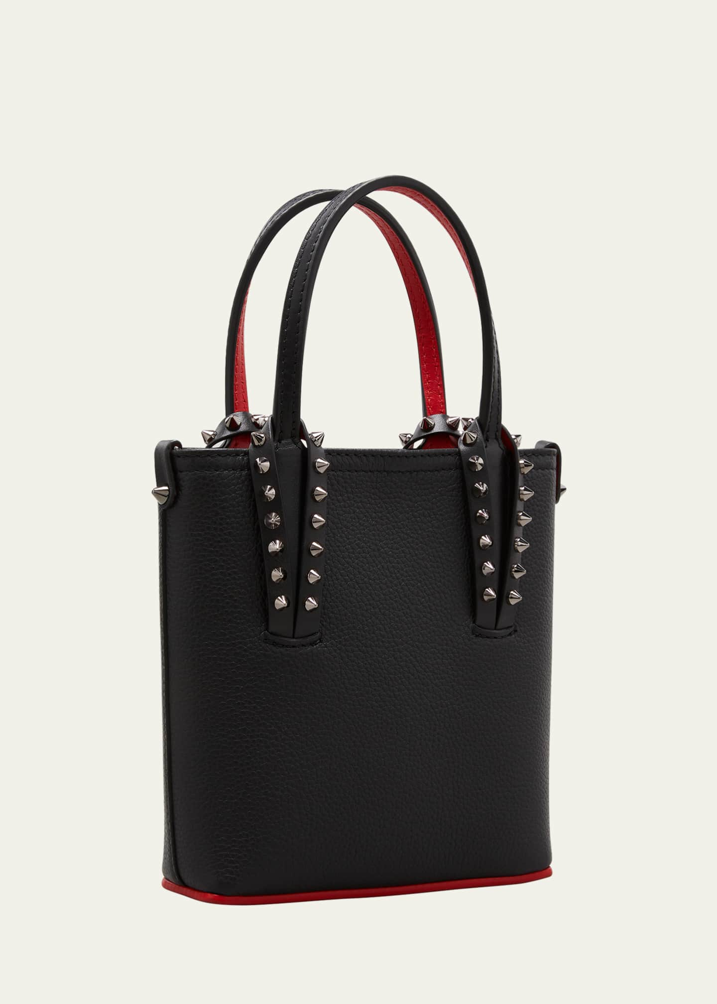 louboutin bag with spikes