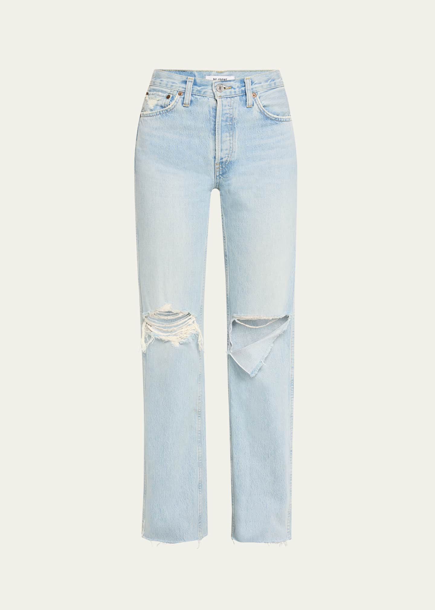 RE/DONE 90s High-Rise Loose Straight Jeans - Bergdorf Goodman