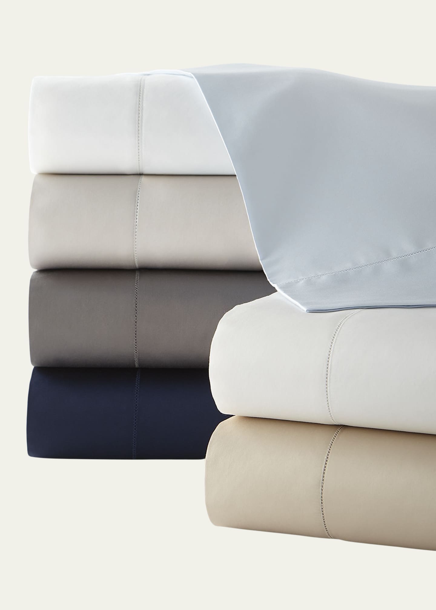 Ralph Lauren Home Organic Sateen Fitted Sheet, QUEEN