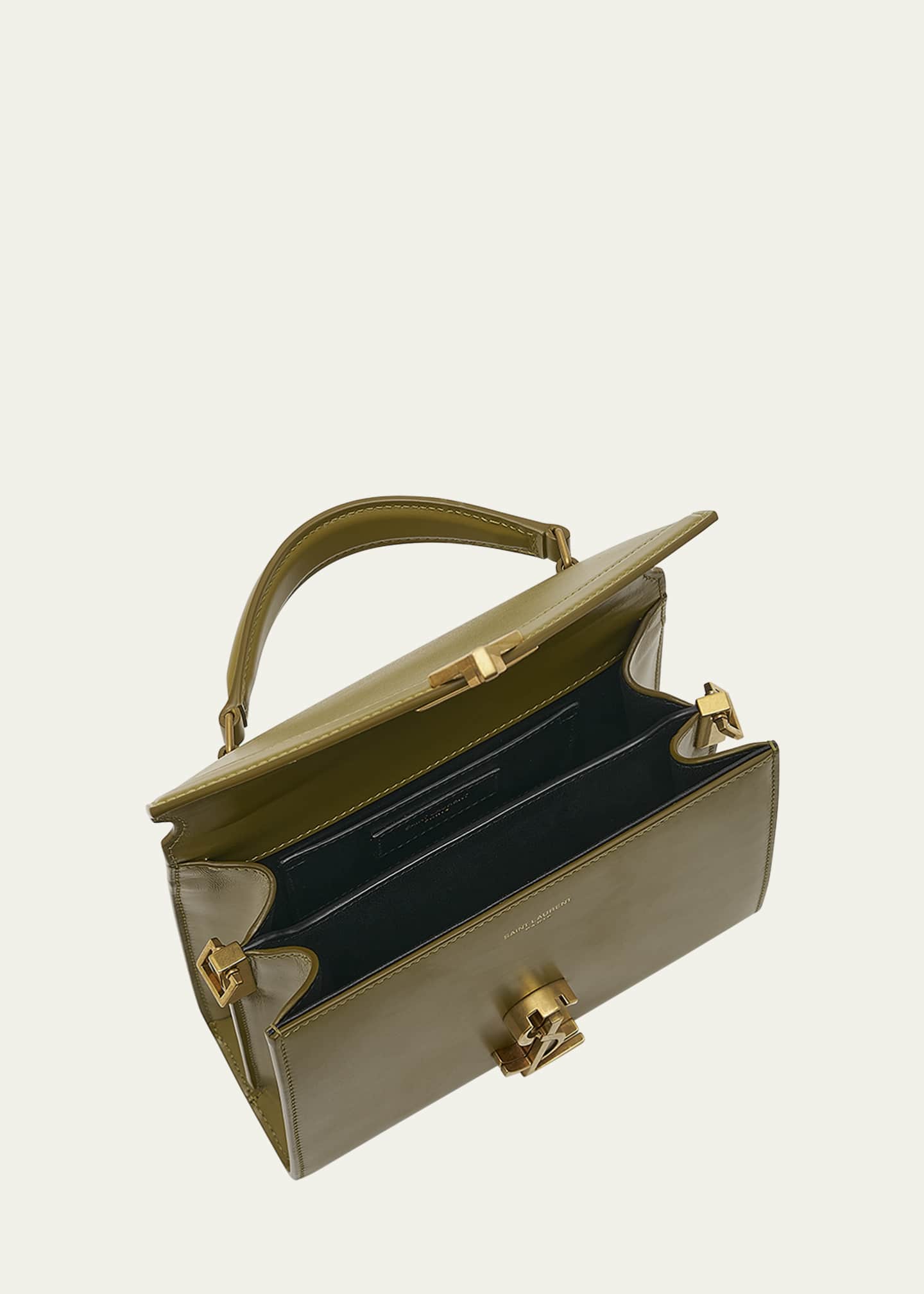 ☆関税込☆SAINT LAURENT★Monogram Mini Top Handle Bag★ Saint Laurent Cassandre Mini Monogram YSL Box Calf Top