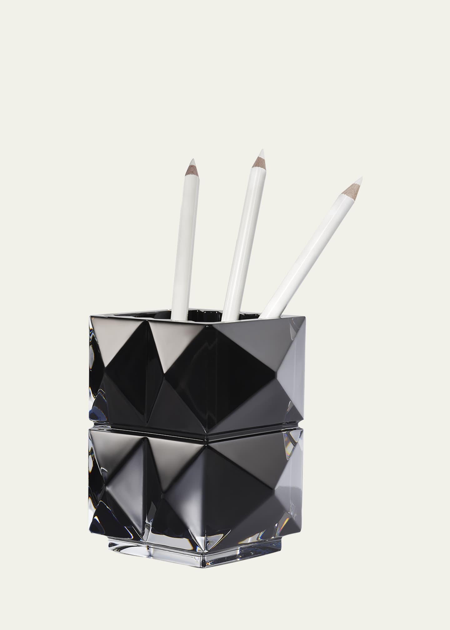 Baccarat Louxor Black Pencil Holder