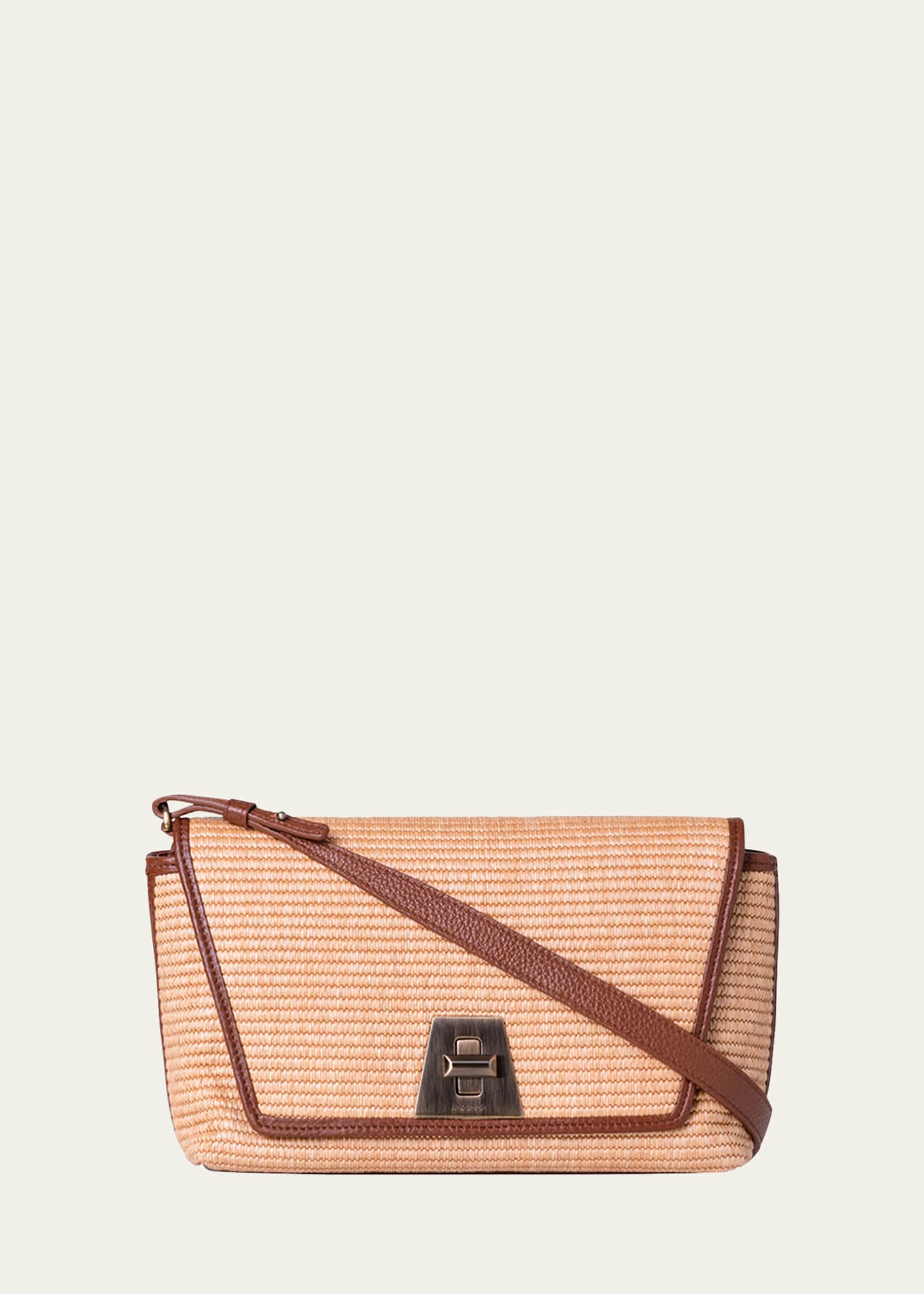 Akris Anouk Small Day Raffia Shoulder Bag Image 1 of 5