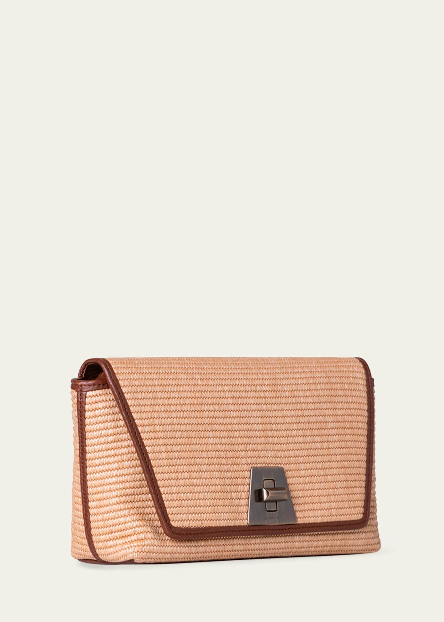 Akris Anouk Small Day Raffia Shoulder Bag Image 5 of 5