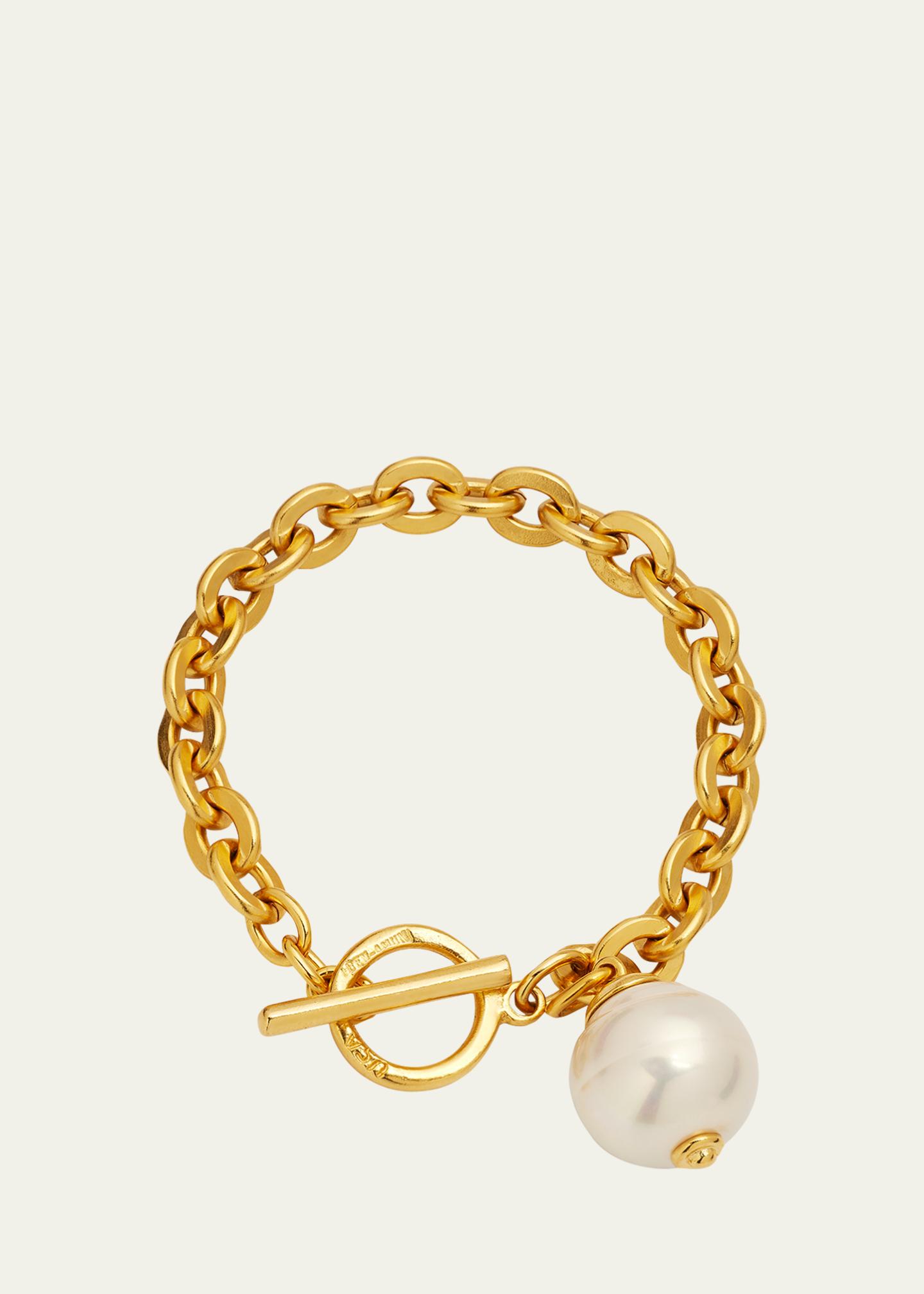 Ben-Amun Chain Bracelet with Pearly Drop - Bergdorf Goodman