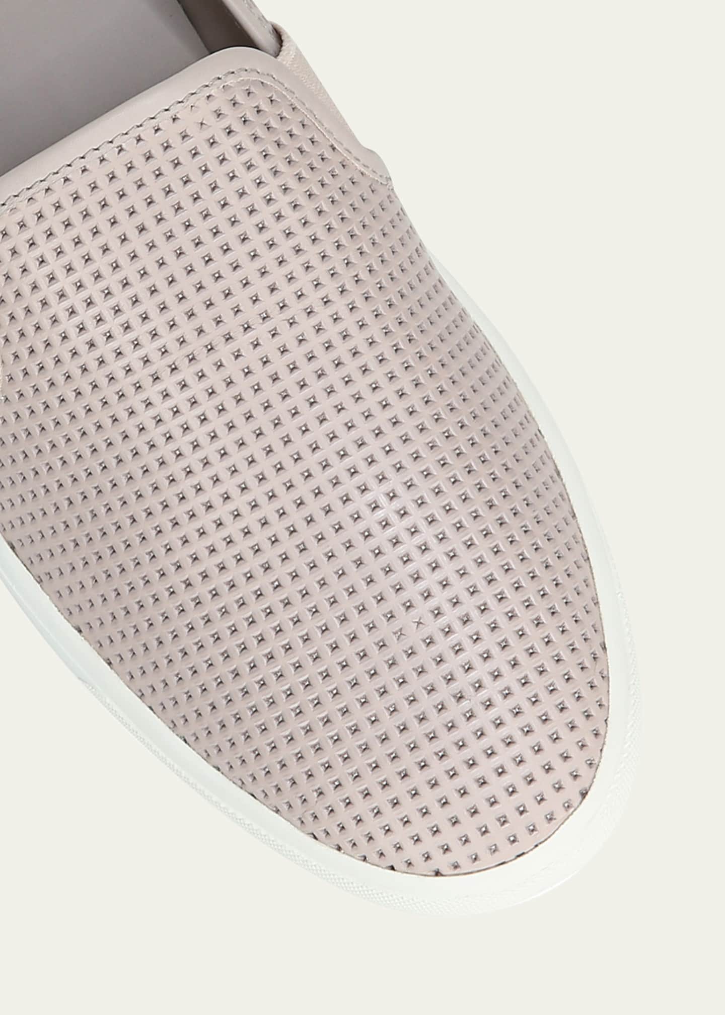 Vince Blair Perforated Leather Slip On Sneakers Bergdorf Goodman