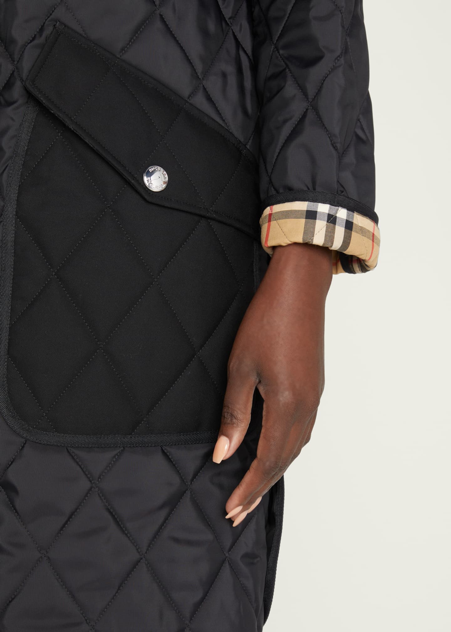 Burberry Roxby Quilted Thermoregulated Coat - Bergdorf Goodman