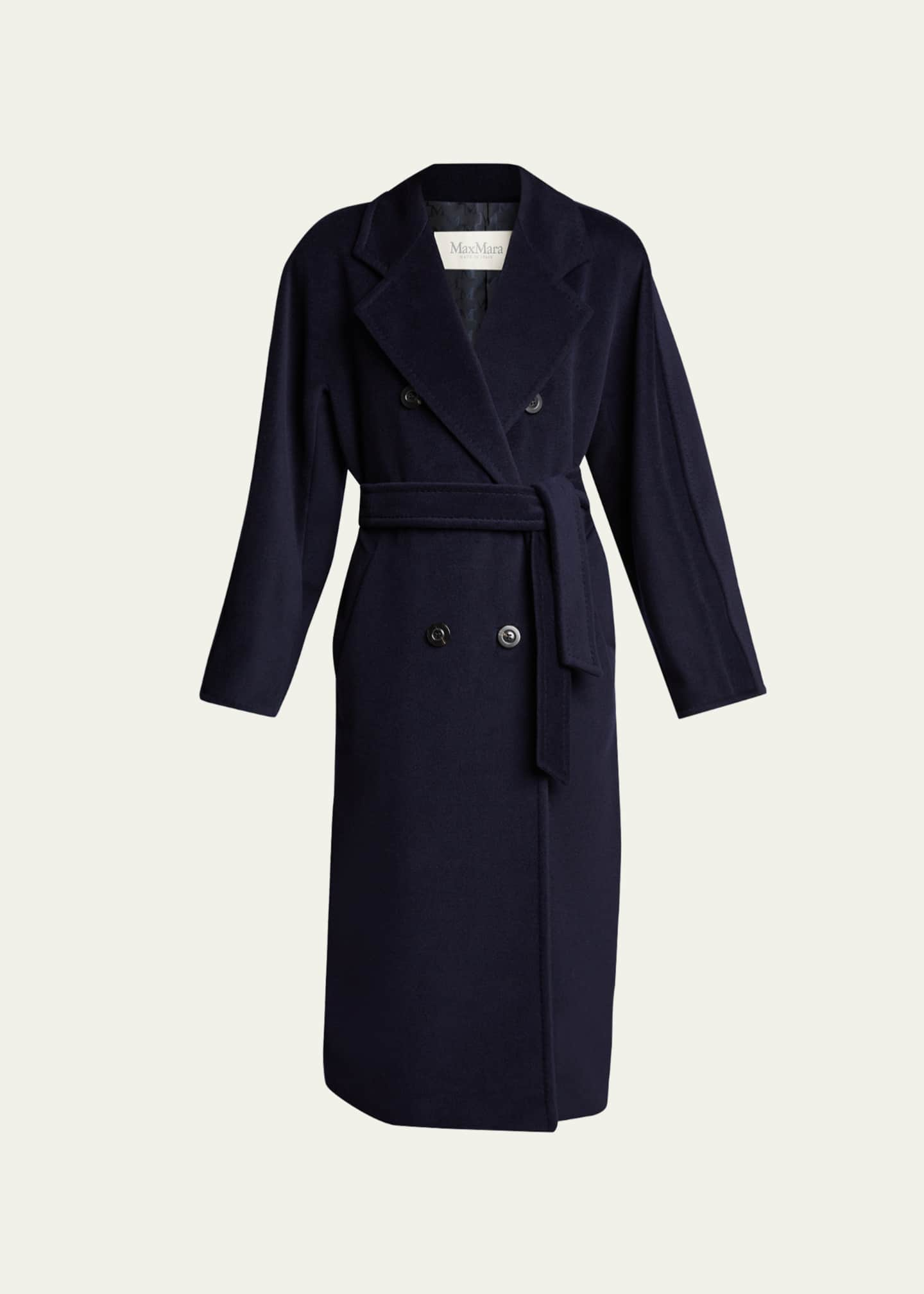 Max Mara Madame Belted Wool/Cashmere Coat - Bergdorf Goodman