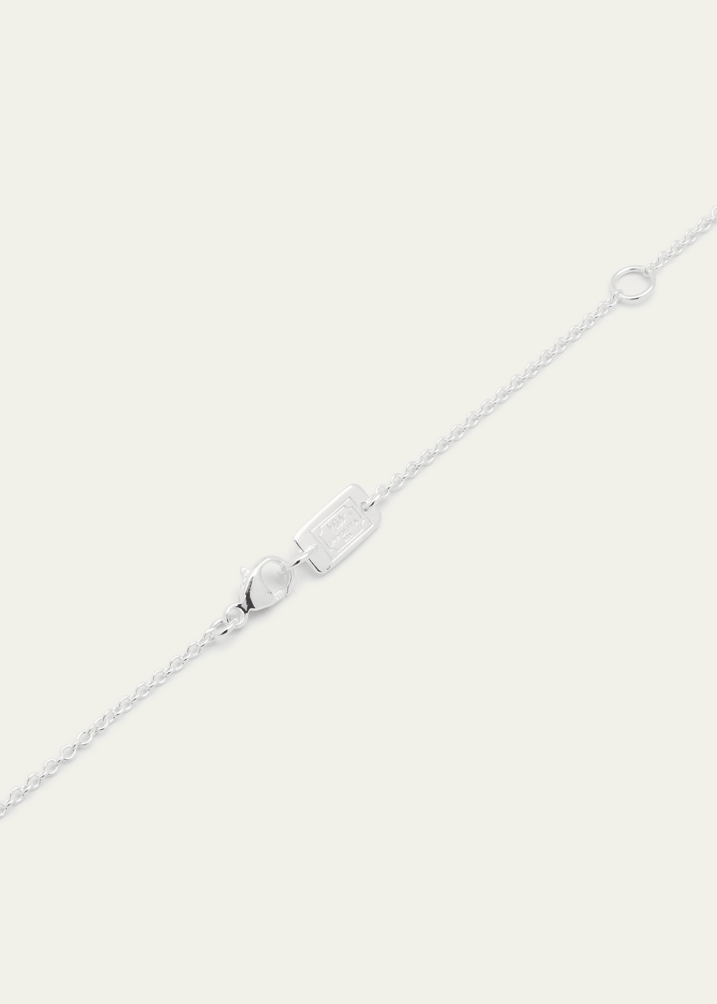 Ippolita Medium Flower Pendant Necklace in Sterling Silver with Diamonds Image 4 of 4