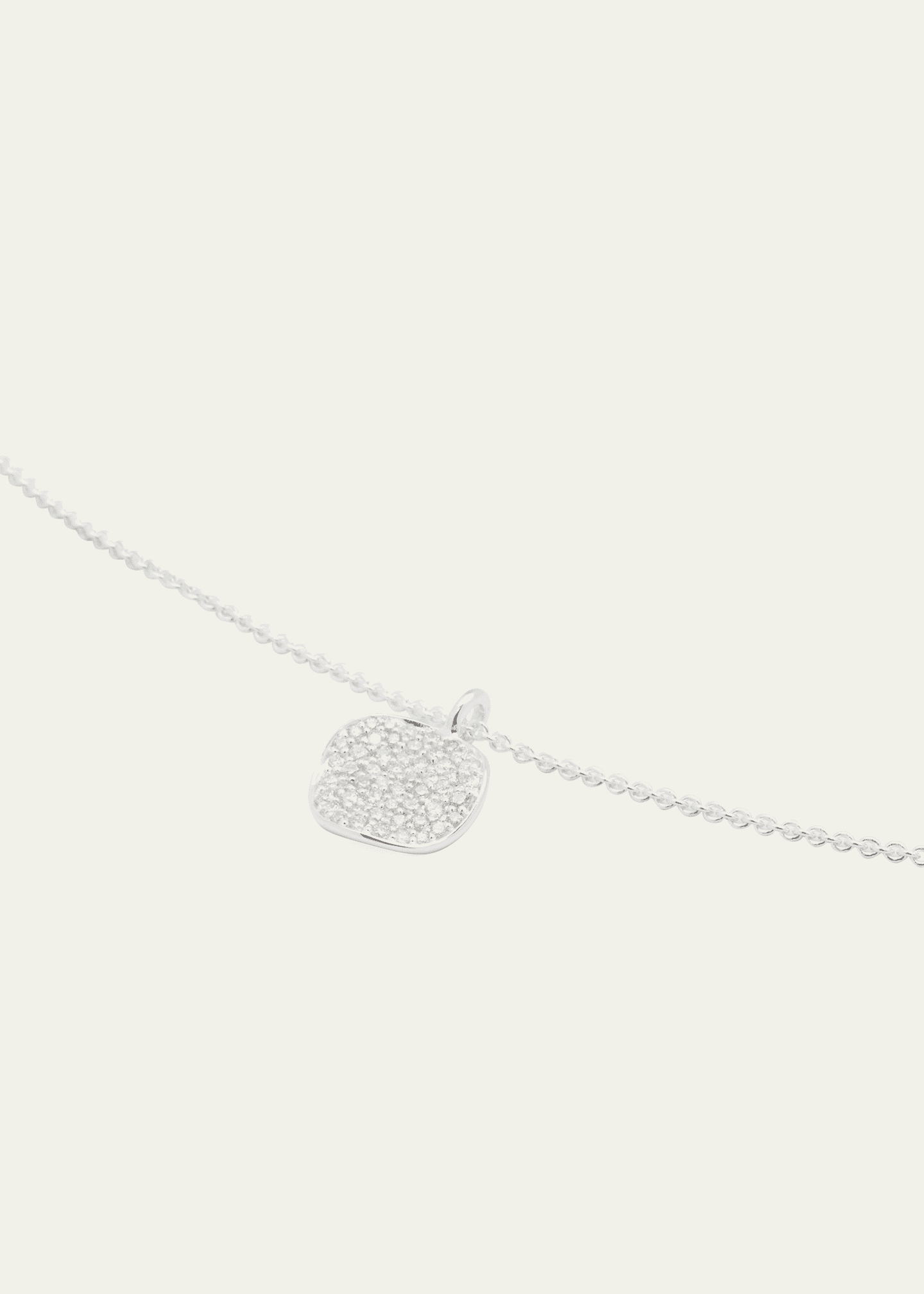 Ippolita Small Flower Pendant Necklace in Sterling Silver with Diamonds Image 3 of 4
