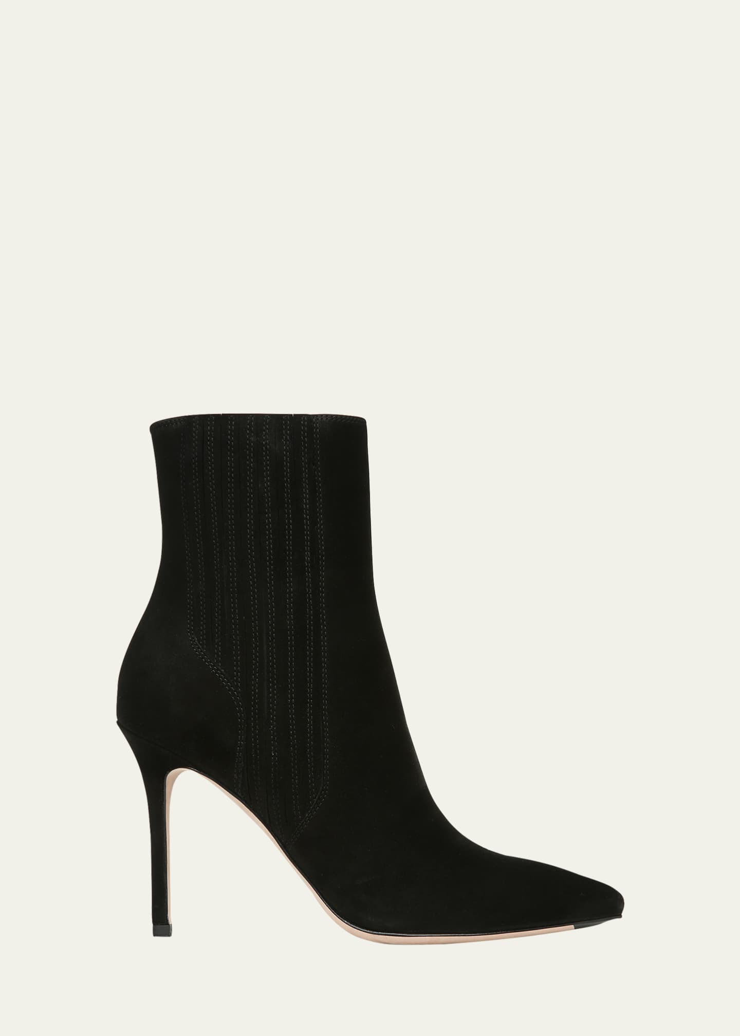 Veronica Beard Lisa Suede Stiletto Ankle Booties Image 1 of 5