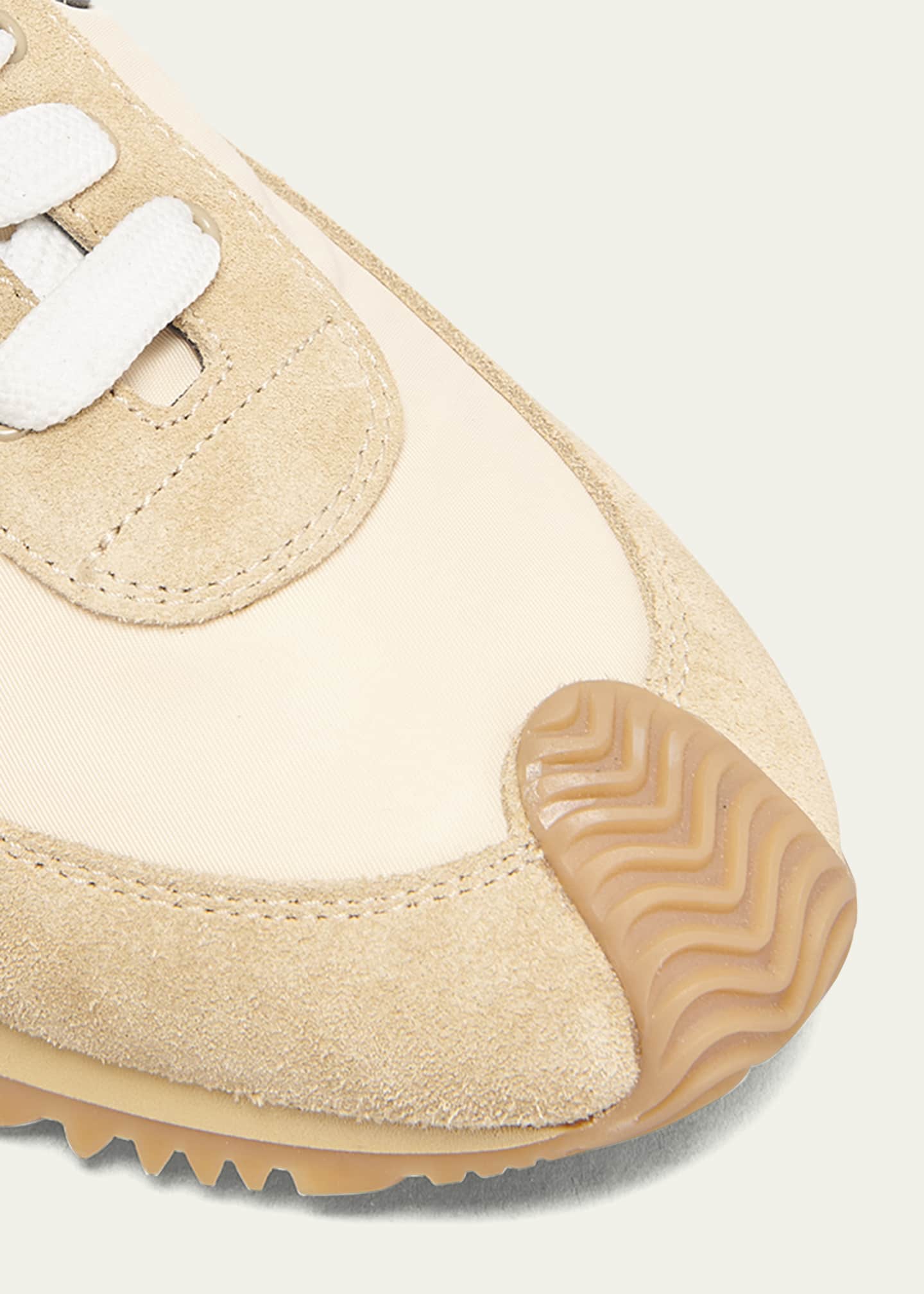 LOEWE Flow Runner leather sneakers - White
