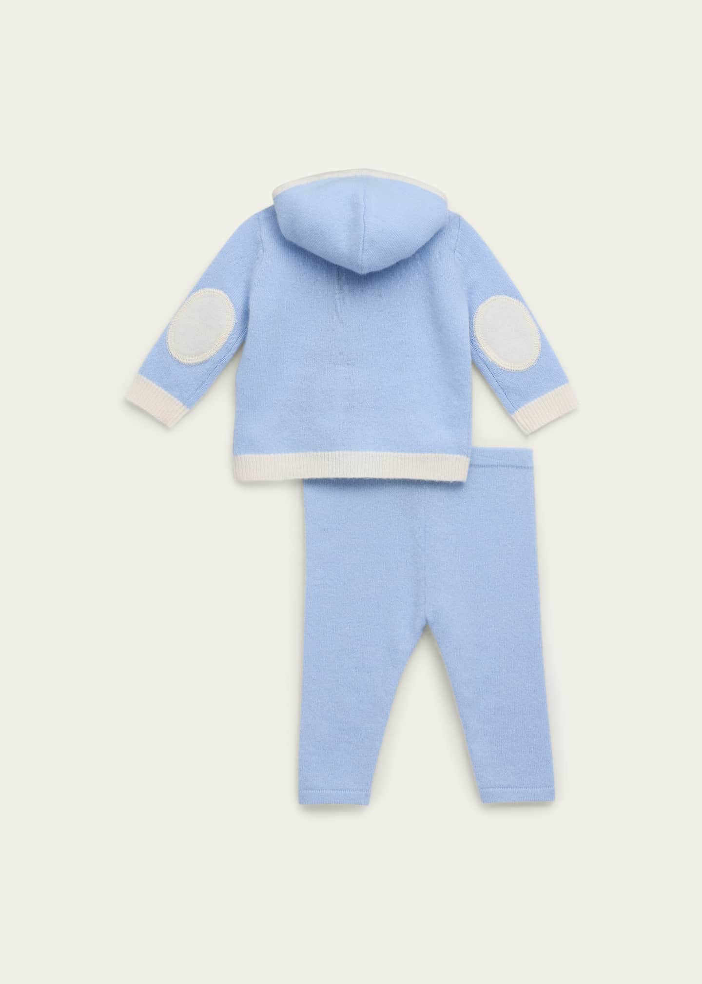 Sofia Cashmere Kid's Cashmere Hoodie and Legging Set, Size 3M-24M Image 2 of 3