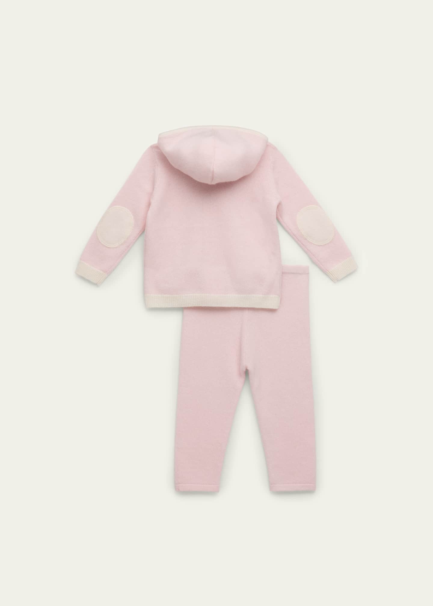 Sofia Cashmere Kid's Cashmere Hoodie and Legging Set, Size 3M-24M Image 2 of 3