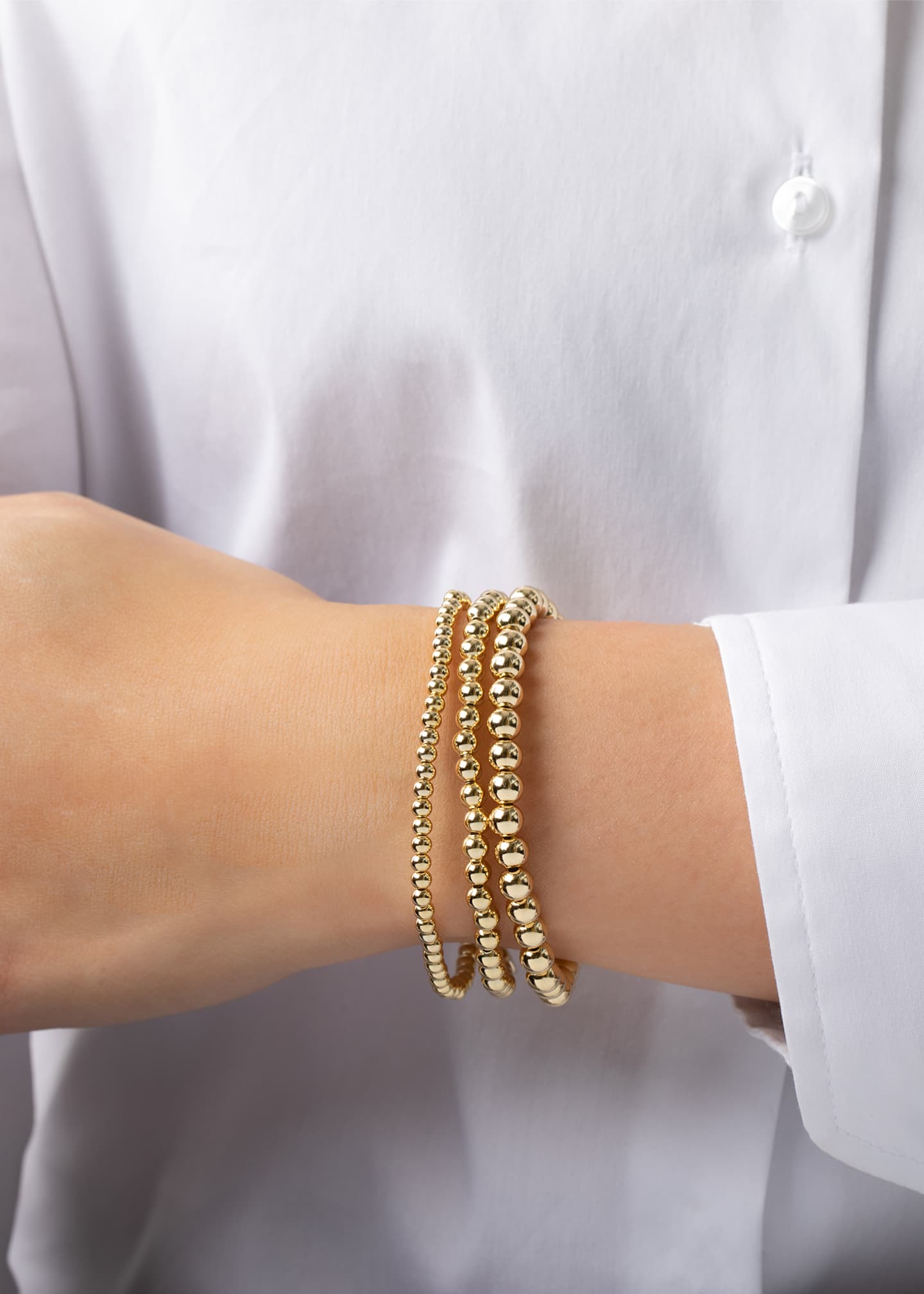 Stackable Seed Bead Bracelet — The Bronze Bar