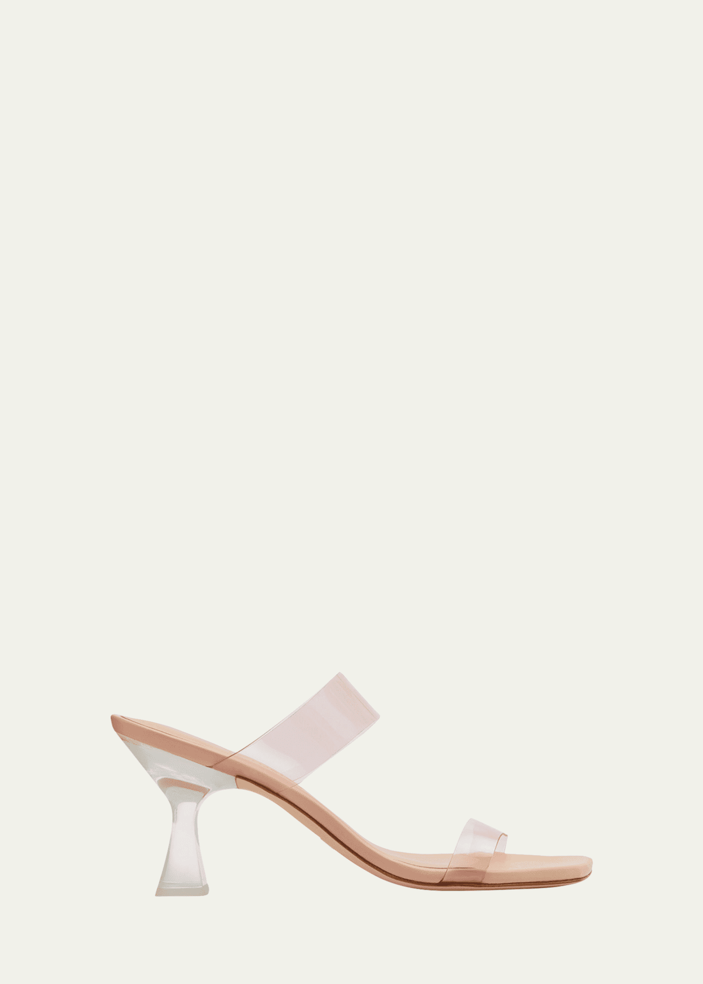 Stuart Weitzman Kristal Clear Slide Sandals