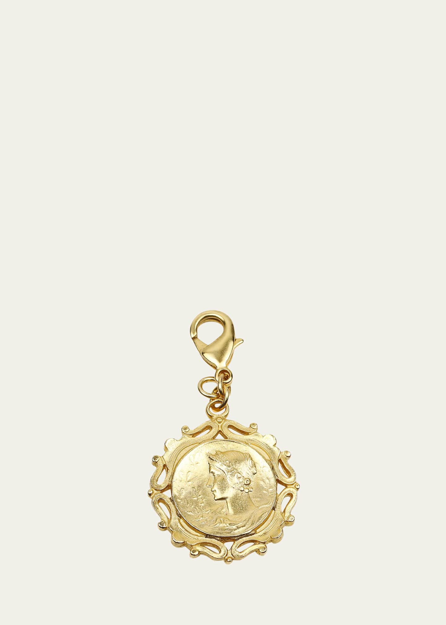 Ben-Amun Roman Coin Chain Locket Charm