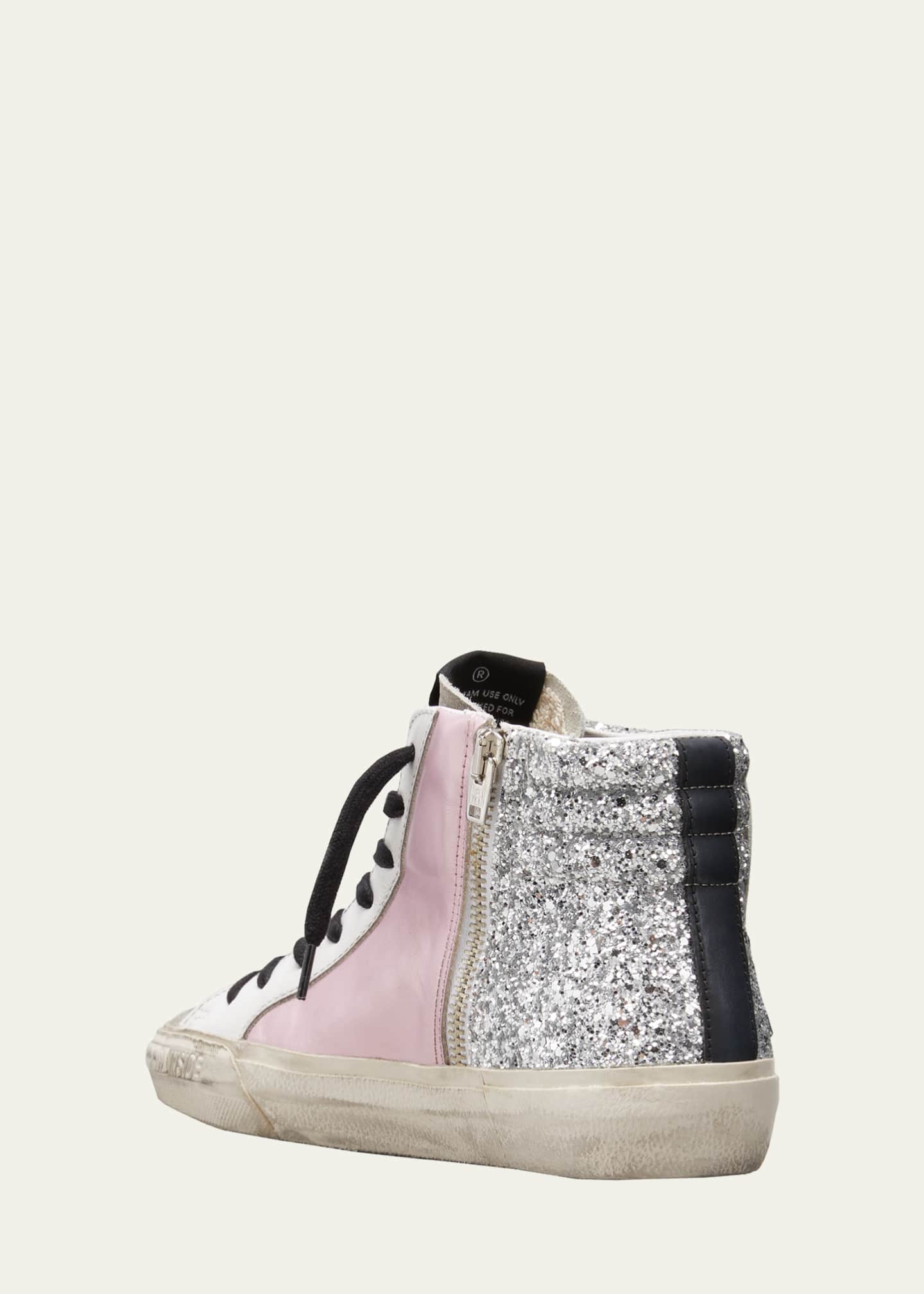 Golden Goose Glitter Mid-Top Sneakers Image 2 of 3