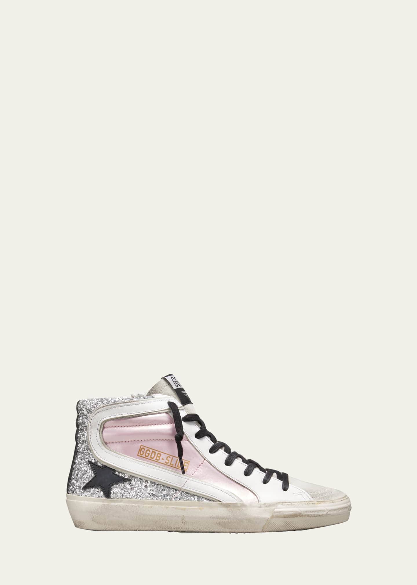 Golden Goose Glitter Mid-Top Sneakers Image 1 of 3