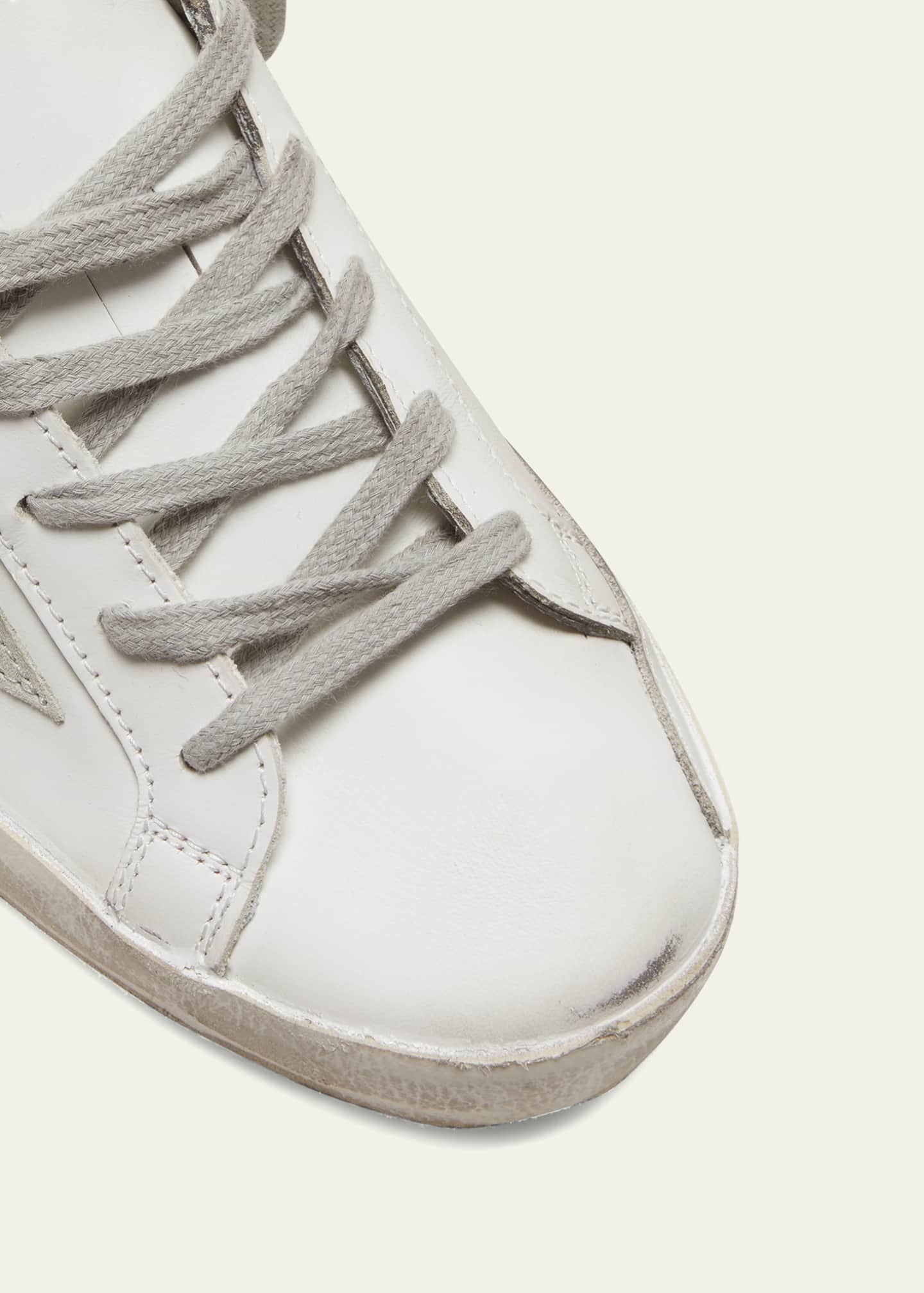 Golden Goose Superstar Mixed Leather Sneakers Image 3 of 3