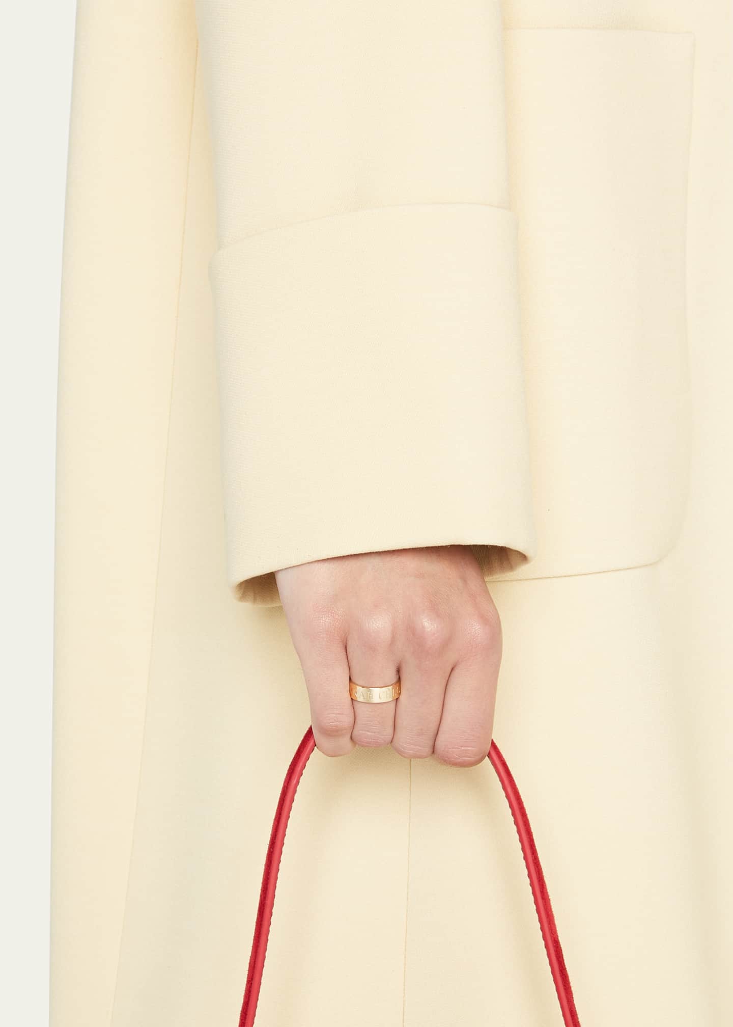 Sarah Chloe Ciela 14K Gold Band Ring, Size 3-8 Image 2 of 4