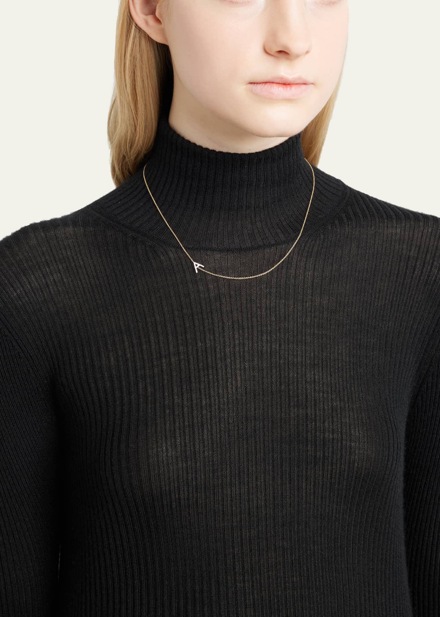Zoe on sale initial necklace