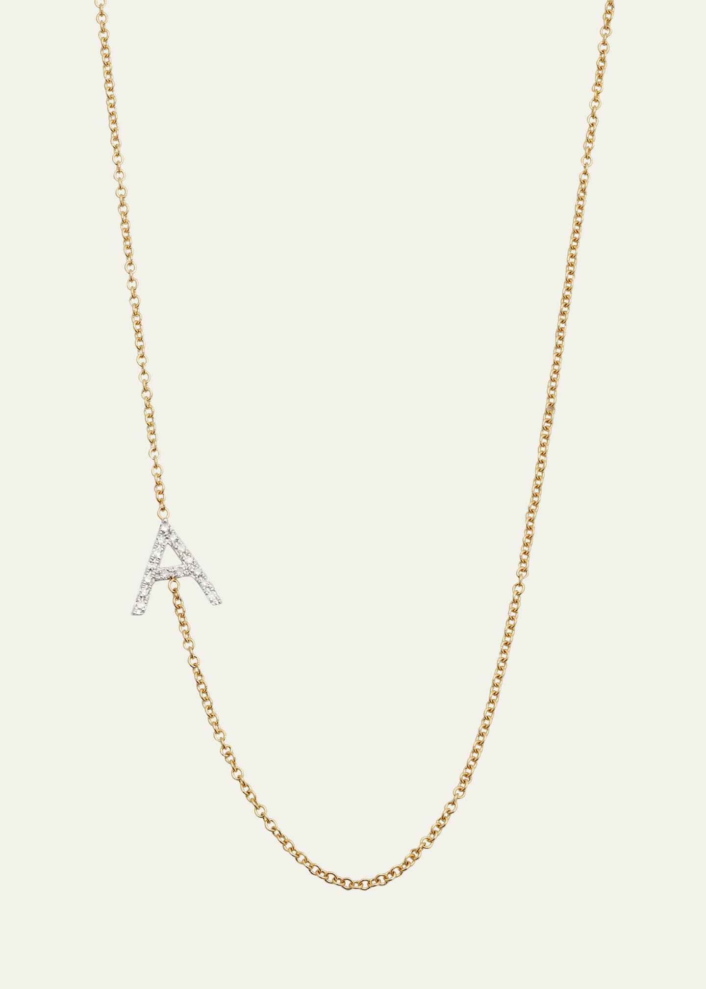Zoe lev initial necklace deals