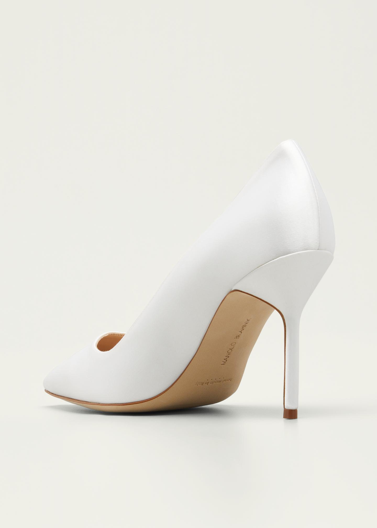Manolo Blahnik BB 90mm Satin Stiletto Pumps - Bergdorf Goodman