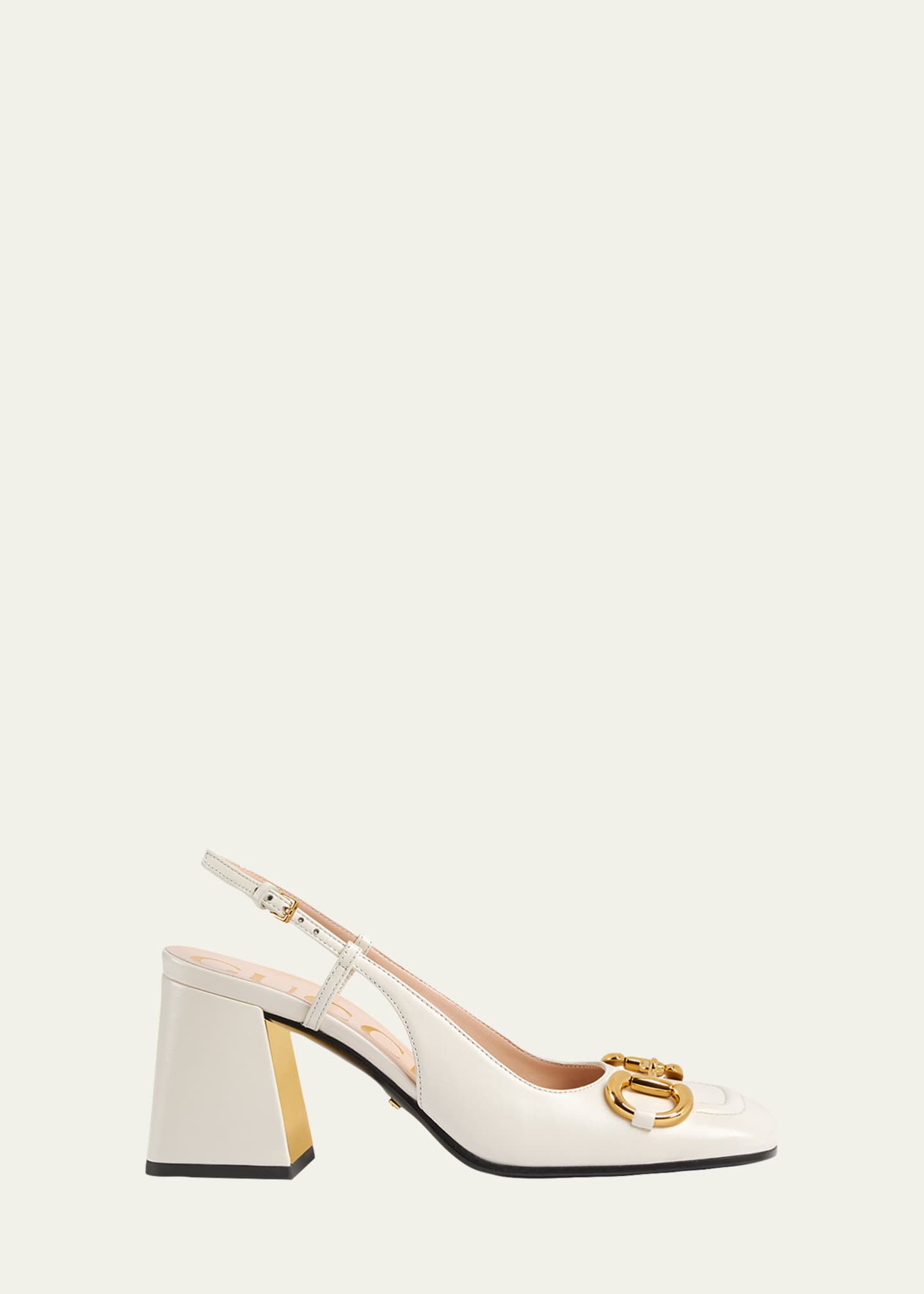 Gucci Baby Horse Bit Slingback Pumps - Bergdorf Goodman