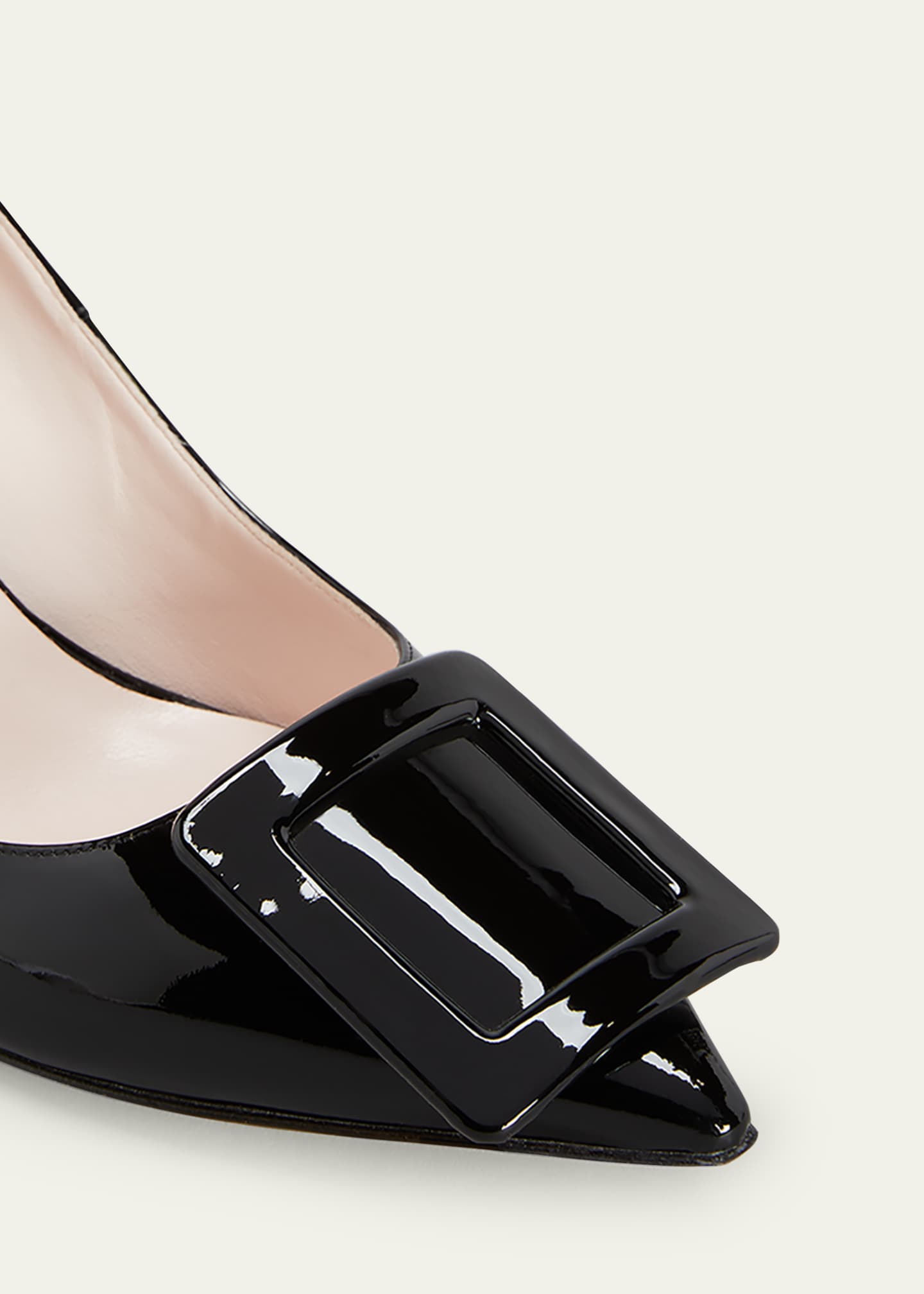 Roger Vivier 65mm Patent Buckle Pumps Image 3 of 3