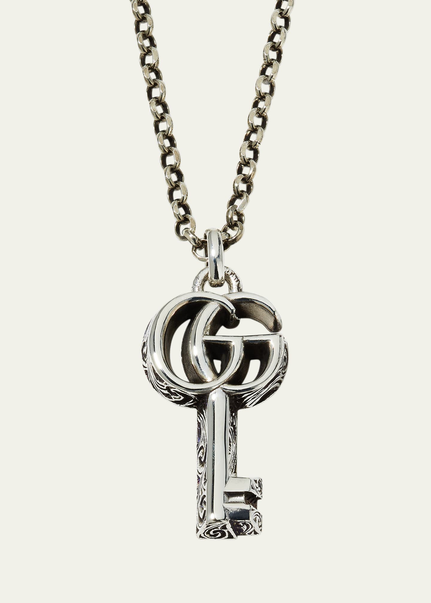 Gucci GG Marmont Key Pendant Necklace - Bergdorf Goodman