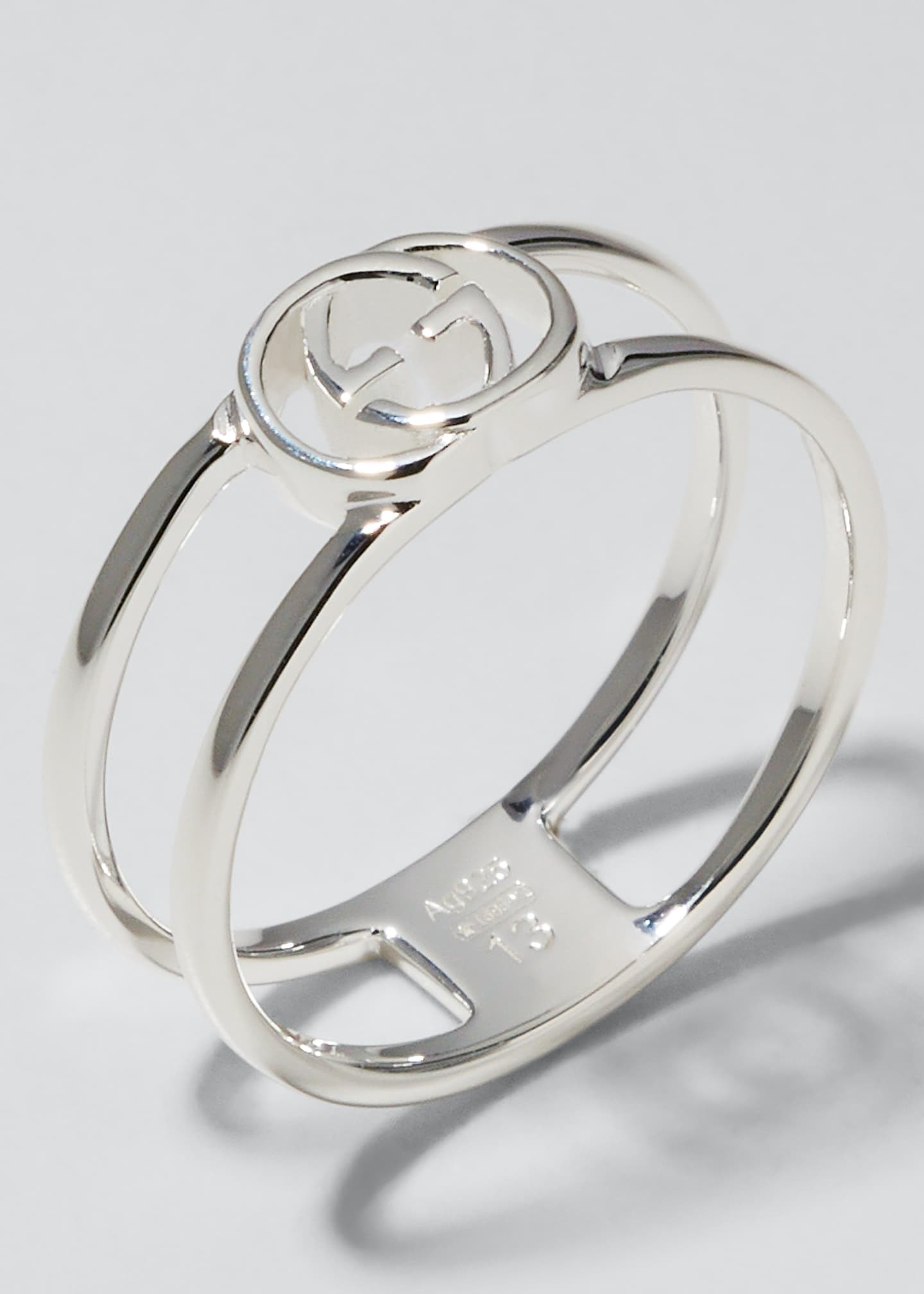 Gucci interlocking g ring 6mm deals