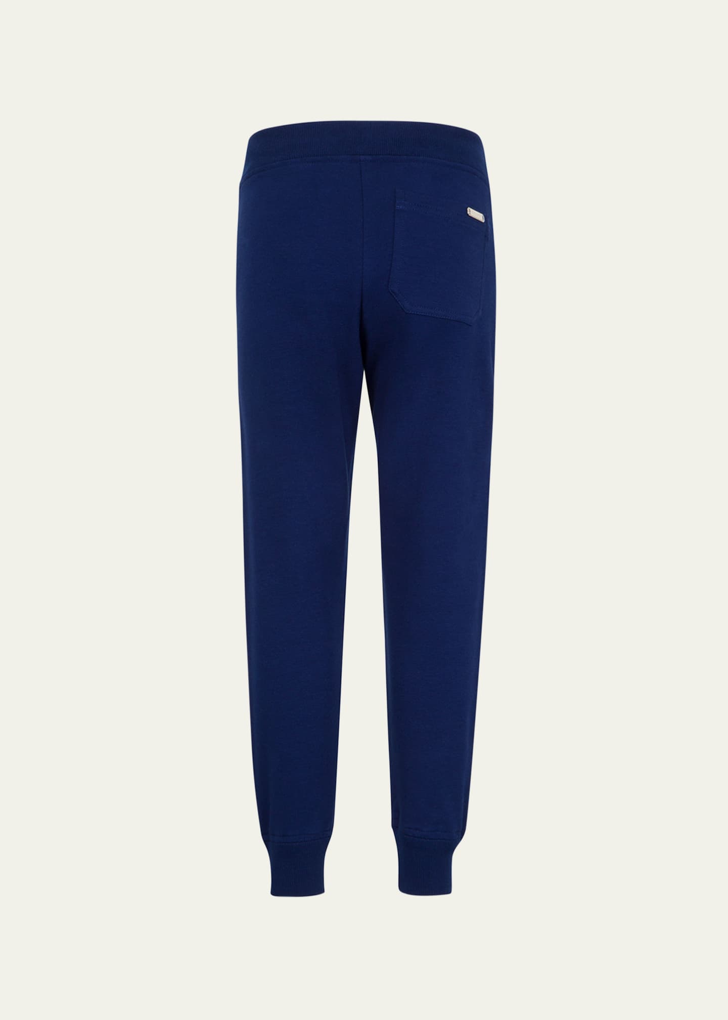 Stefano Ricci Boy's Solid Stretch Cotton Jogger Pants, Size 4-14 Image 2 of 4
