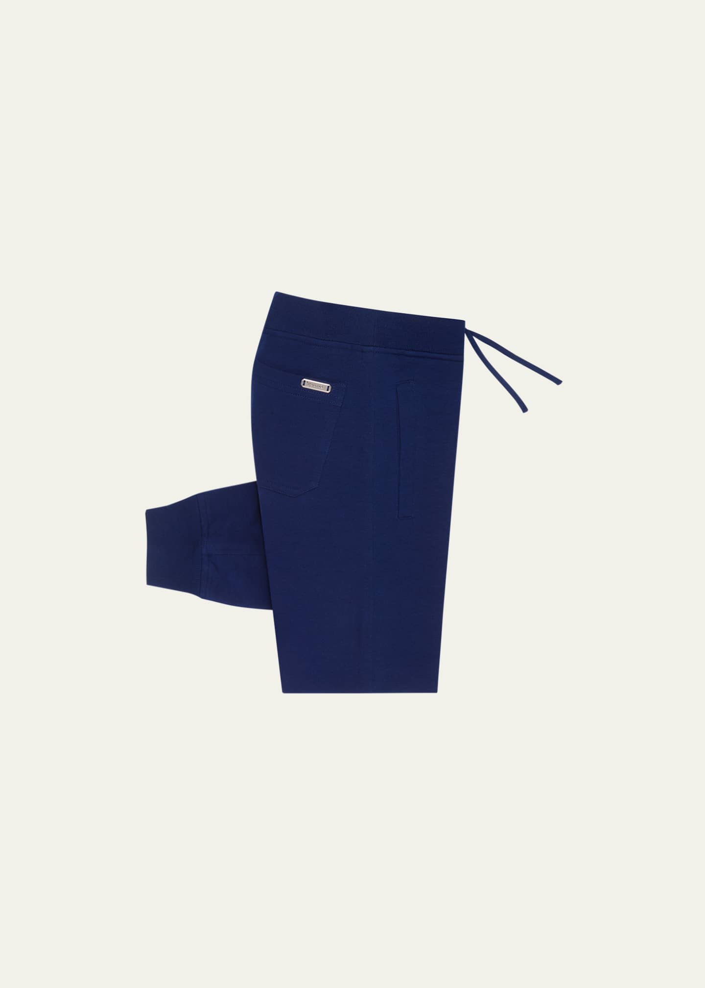 Stefano Ricci Boy's Solid Stretch Cotton Jogger Pants, Size 4-14 Image 3 of 4